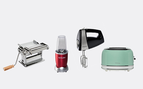 Nudelmaschine, Pürierstab, Mixer, Toaster, Küchengeräte
