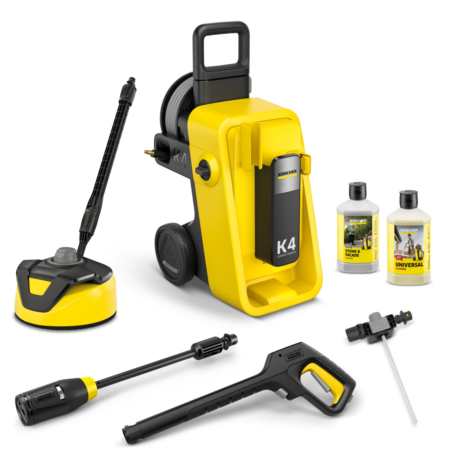 Kärcher K4, Druckreiniger, Pressure washer, Reinigungsmittel, Zubehörset