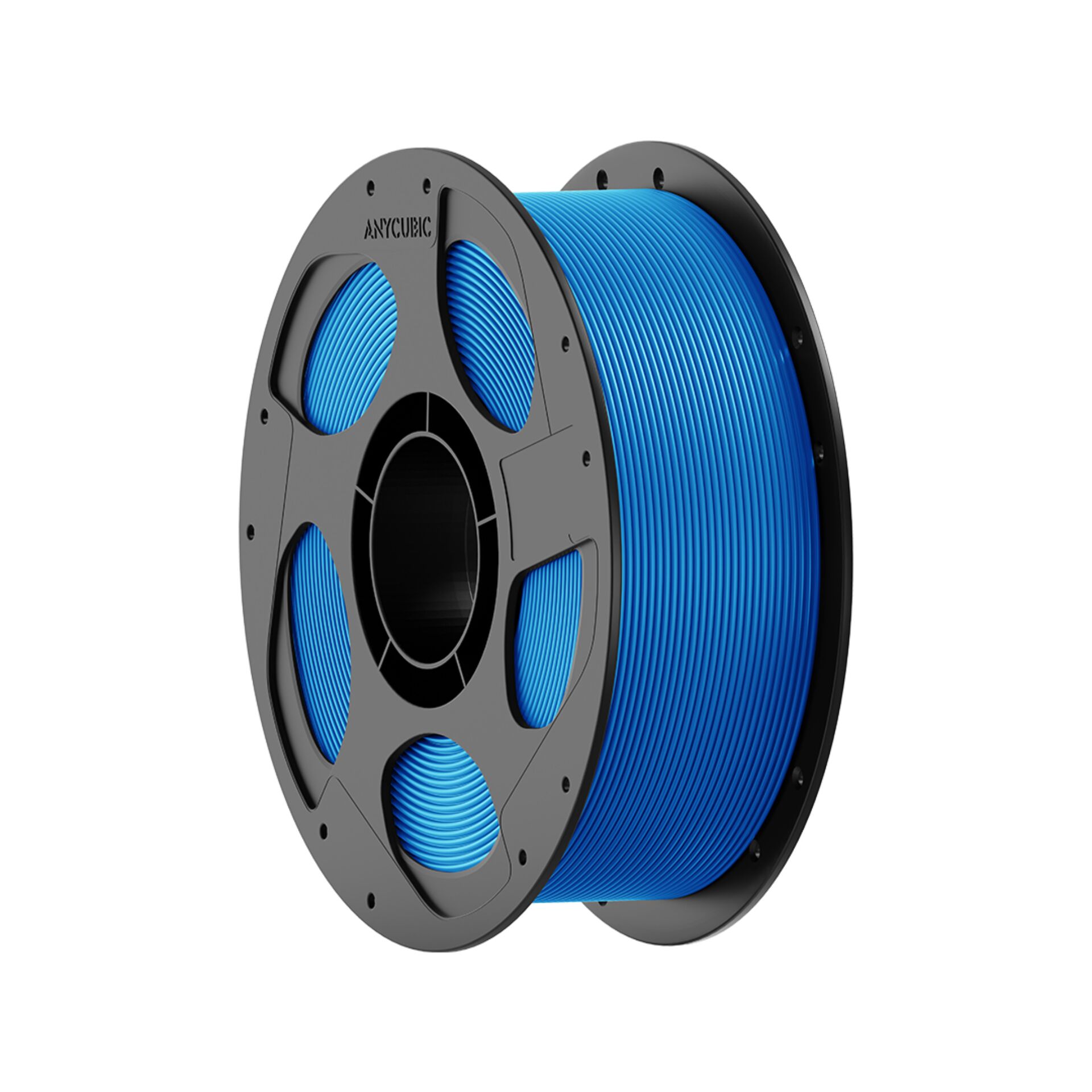 3D_Druck_Filament, PLA_Filament, blaues_Filament, Spule, Druckmaterial