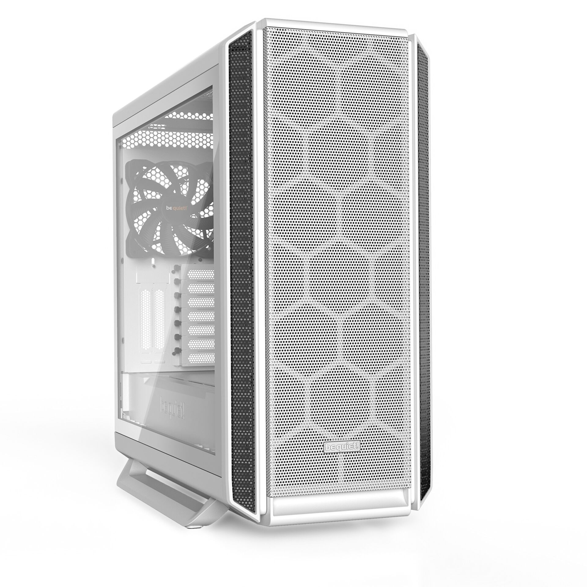PC-Gehäuse, Mid-Tower, Mesh-Front, Weiß, BeQuiet