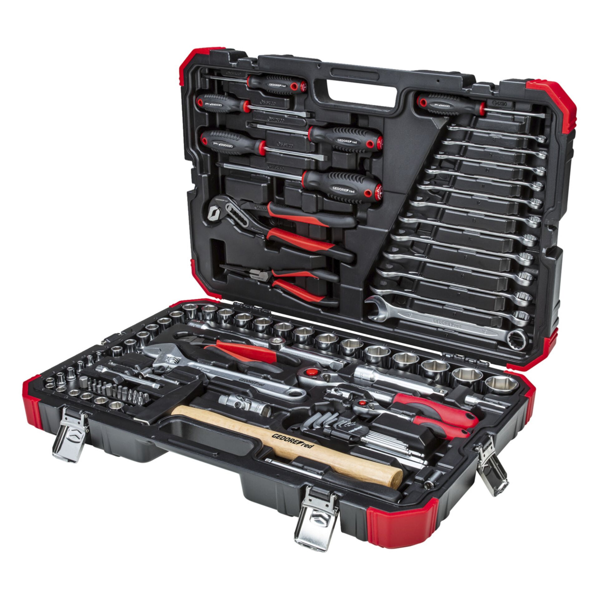 GEDORE red Steckschlüssel-Satz  1/4" + 1/2" 100-teilig