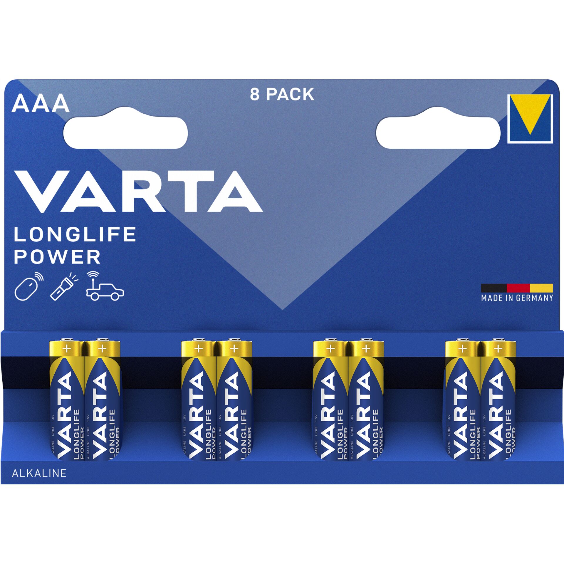 20x8 Varta Longlife Power Micro  AAA LR 03        VPE Innenkarton