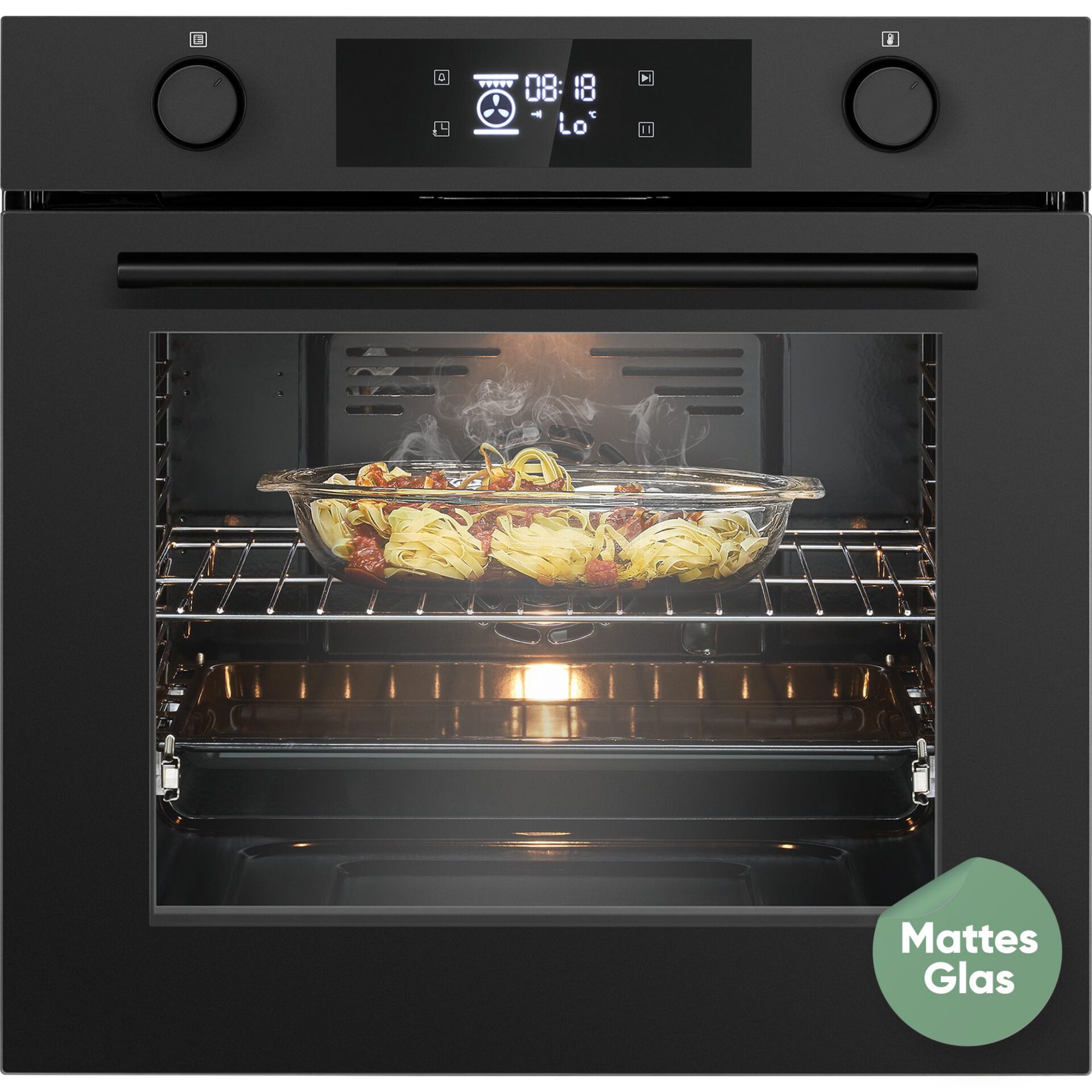 Backofen, Elektrischer Ofen, Glasfront, Rundschalter, Glaskeramik?