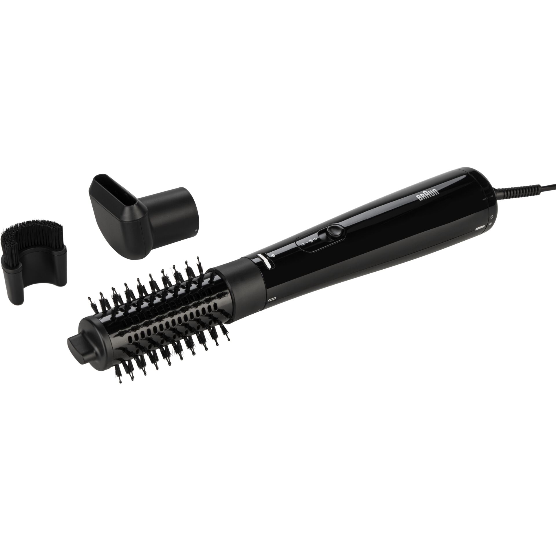 Haartrockner, Rotationsbürste, Einziehbare Bürste, Schwarze Haut, Ionenbürste