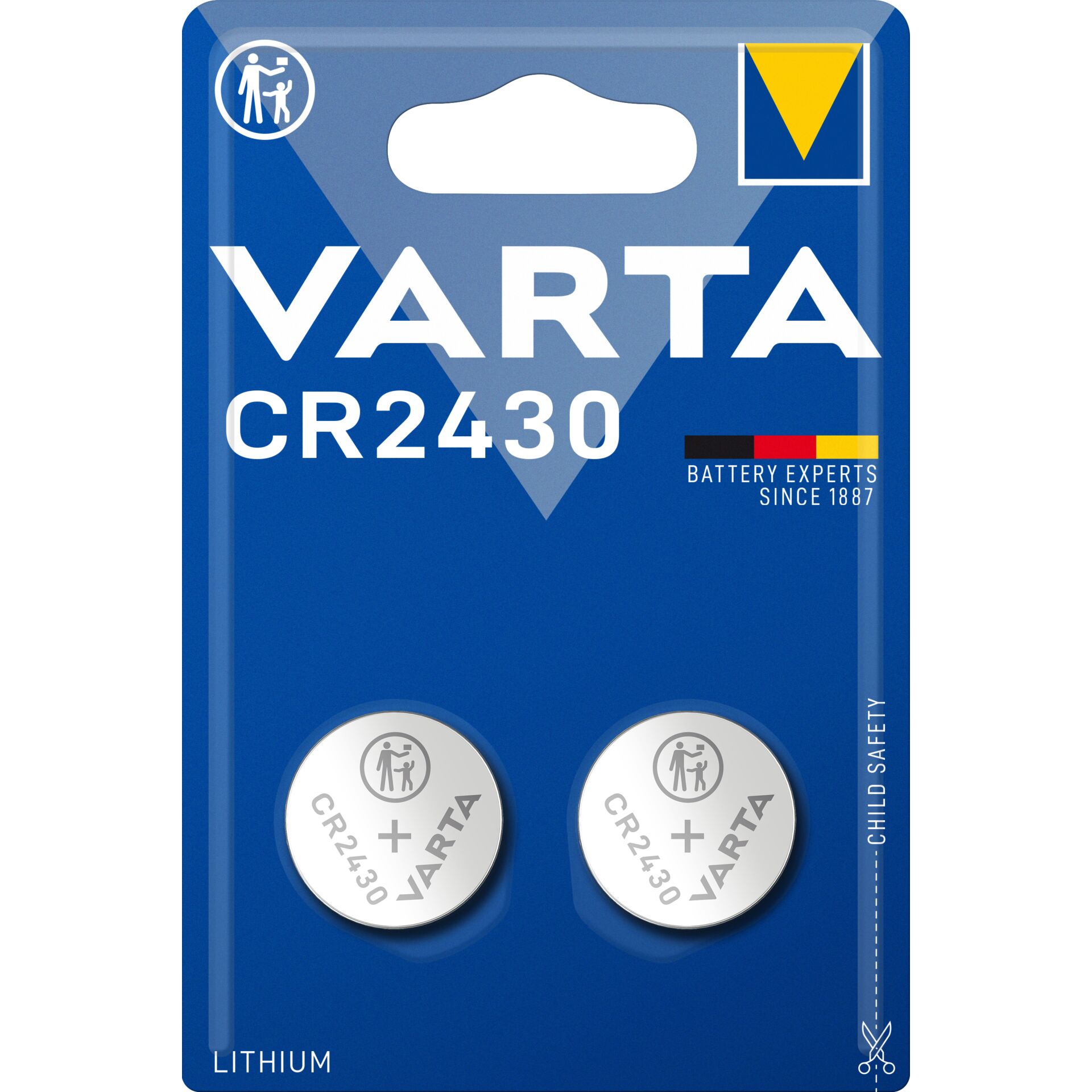 10x2 Varta electronic CR 2430
