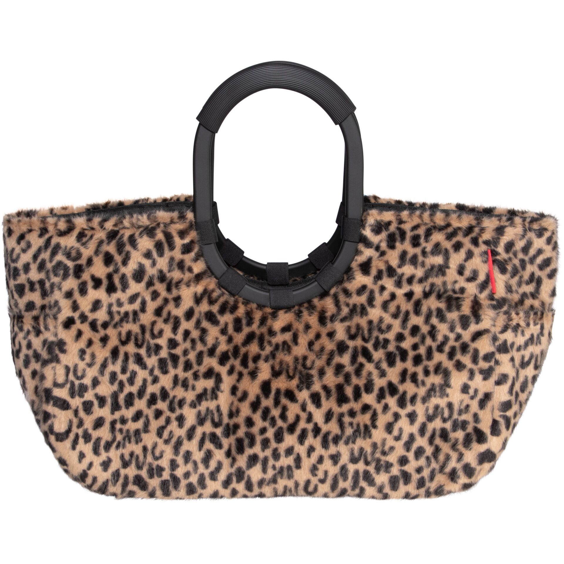 Tasche, Leopardenprint, Felloptik, Schultertasche, Henkeltasche