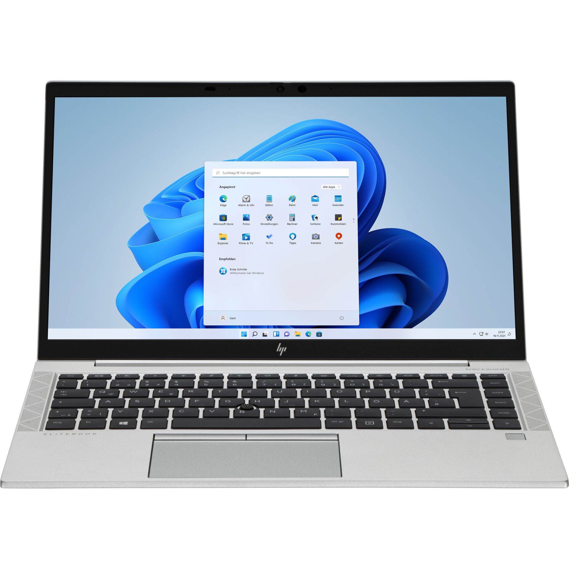 laptop, notebook, keyboard, silber, Windows
