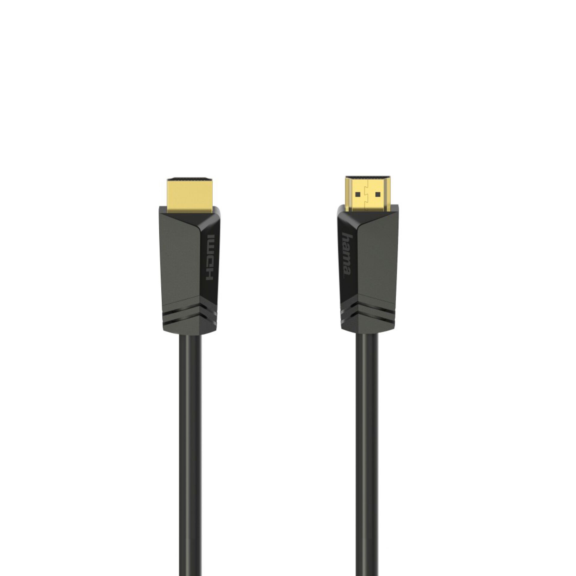 HDMI, Kabel, Goldbeschichtet, Winkelstecker, Schwarzes Kabel