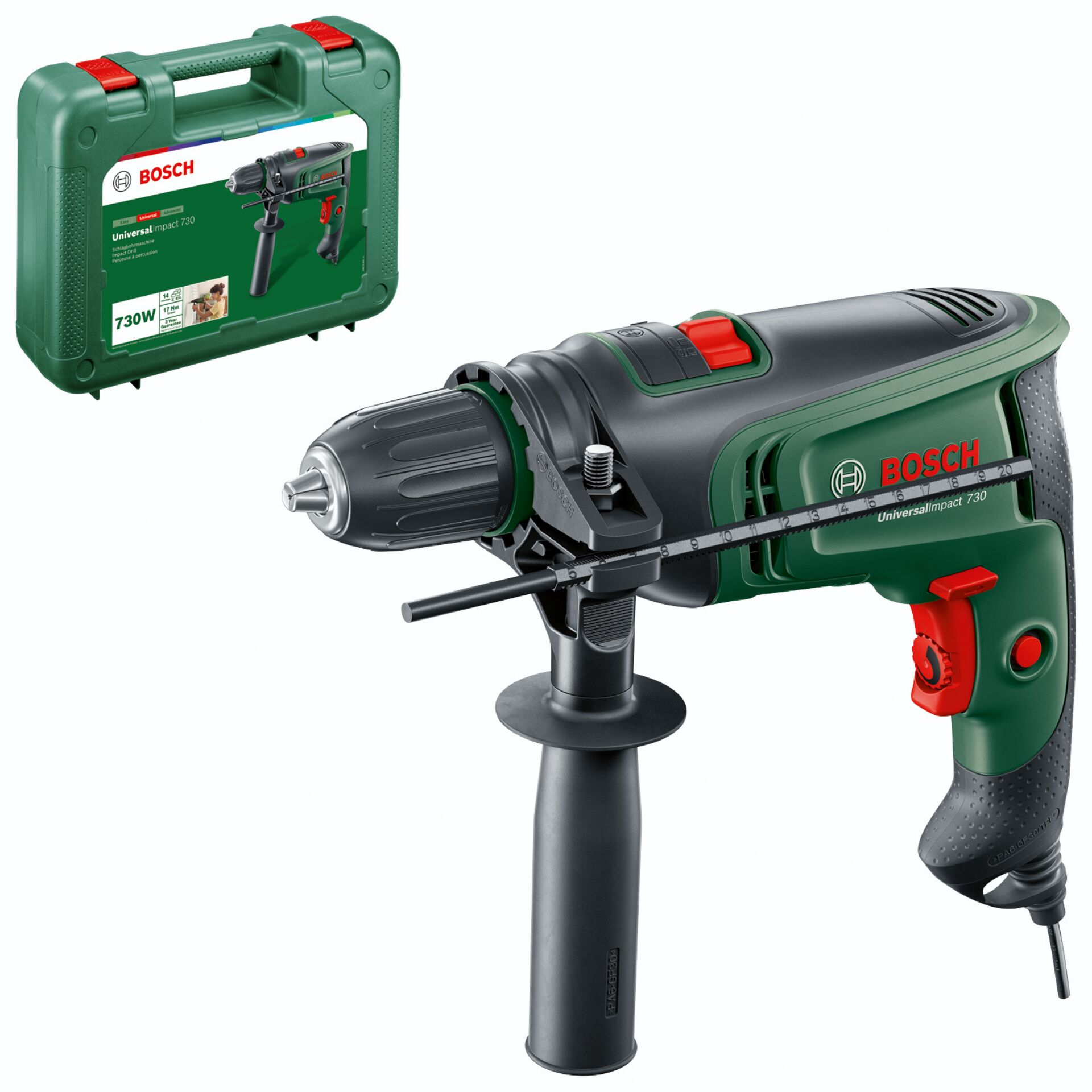 Bohrhammer, Stichbohrmaschine, Drehbohrhammer, Bosch, 380W