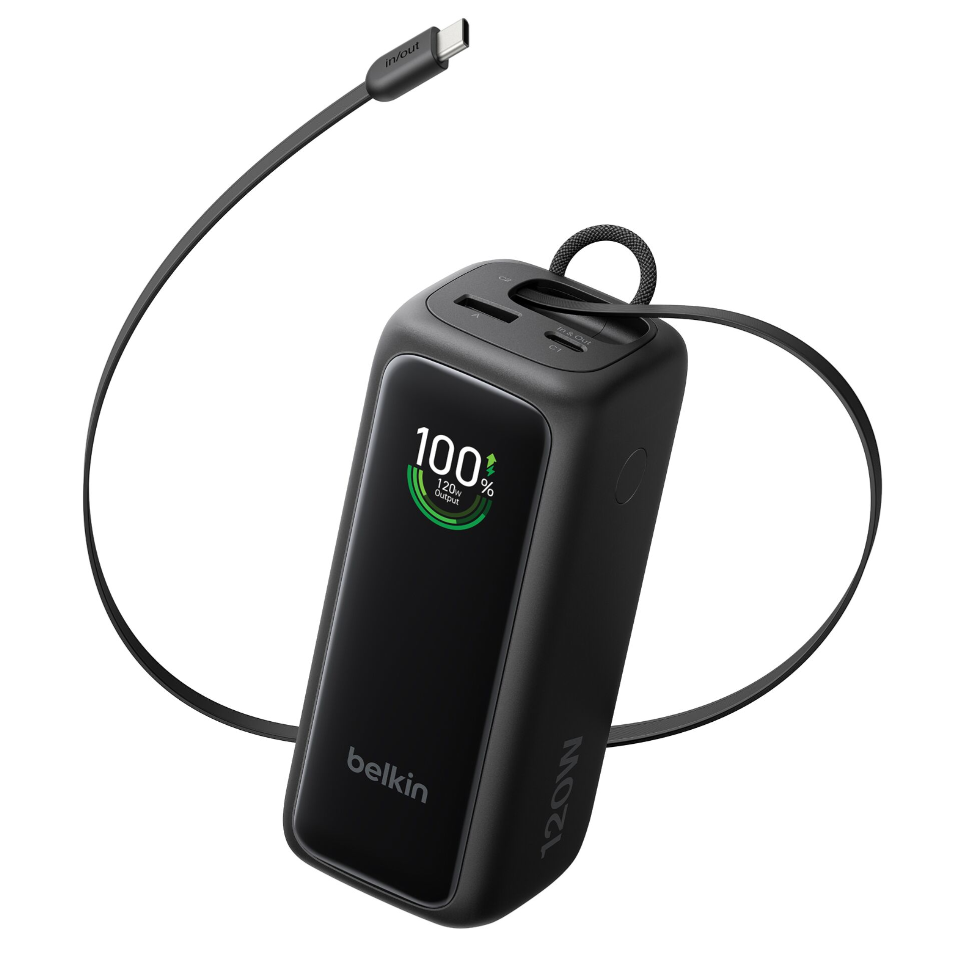 Powerbank, Powerbank tragbar, USB-C, Schnellladung, Display