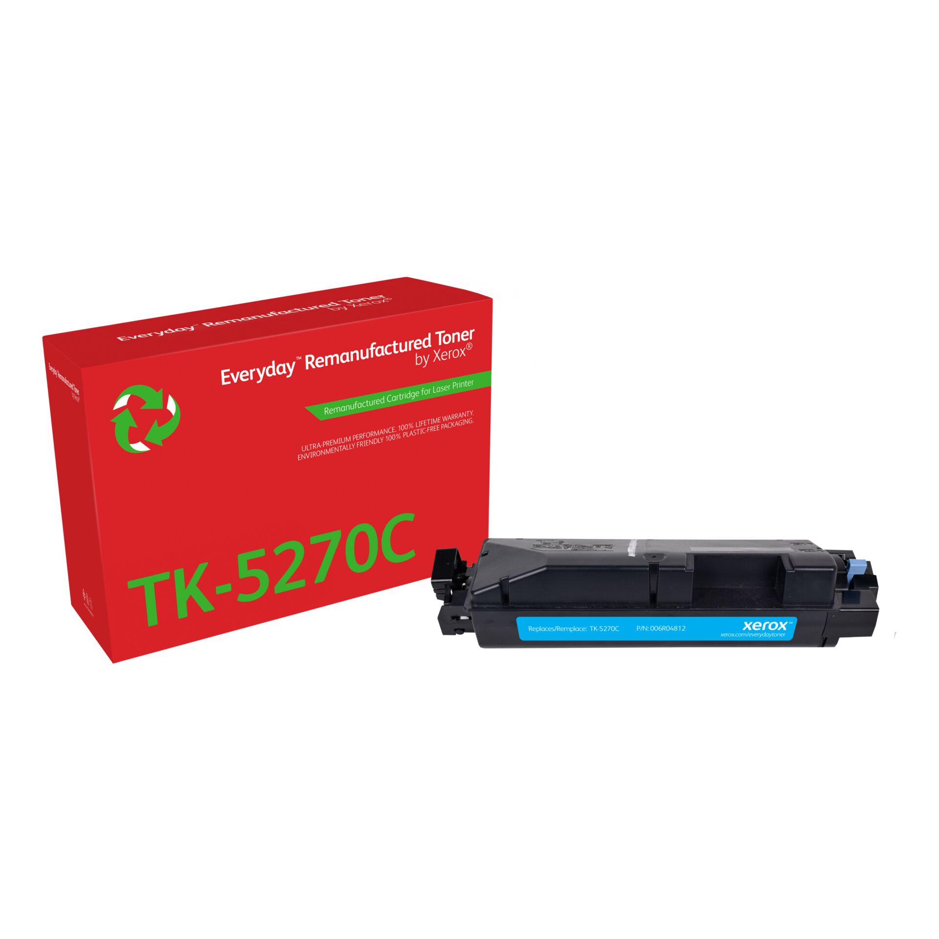 Toner, Kassette?, TK-5270C, Laserdrucker-Tonerkassette, Wiederaufbereiteter Toner