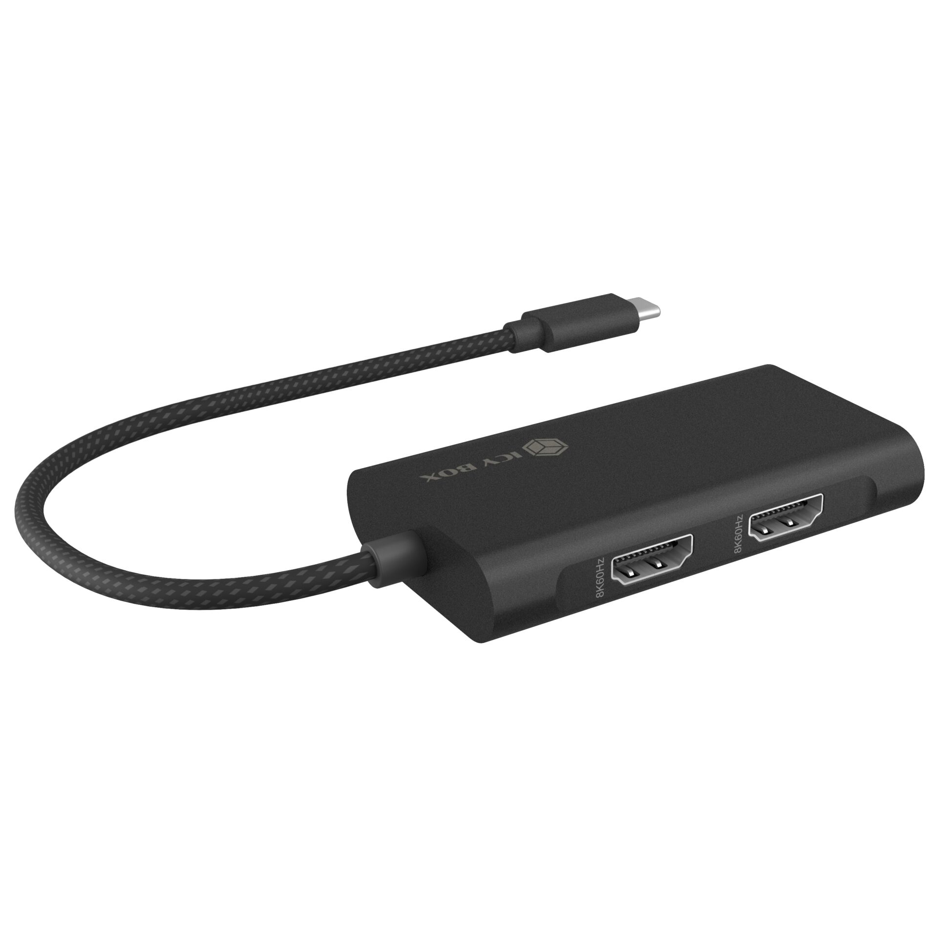 USB-C, HDMI-Splitter, 8K/60Hz, DP, Adapter