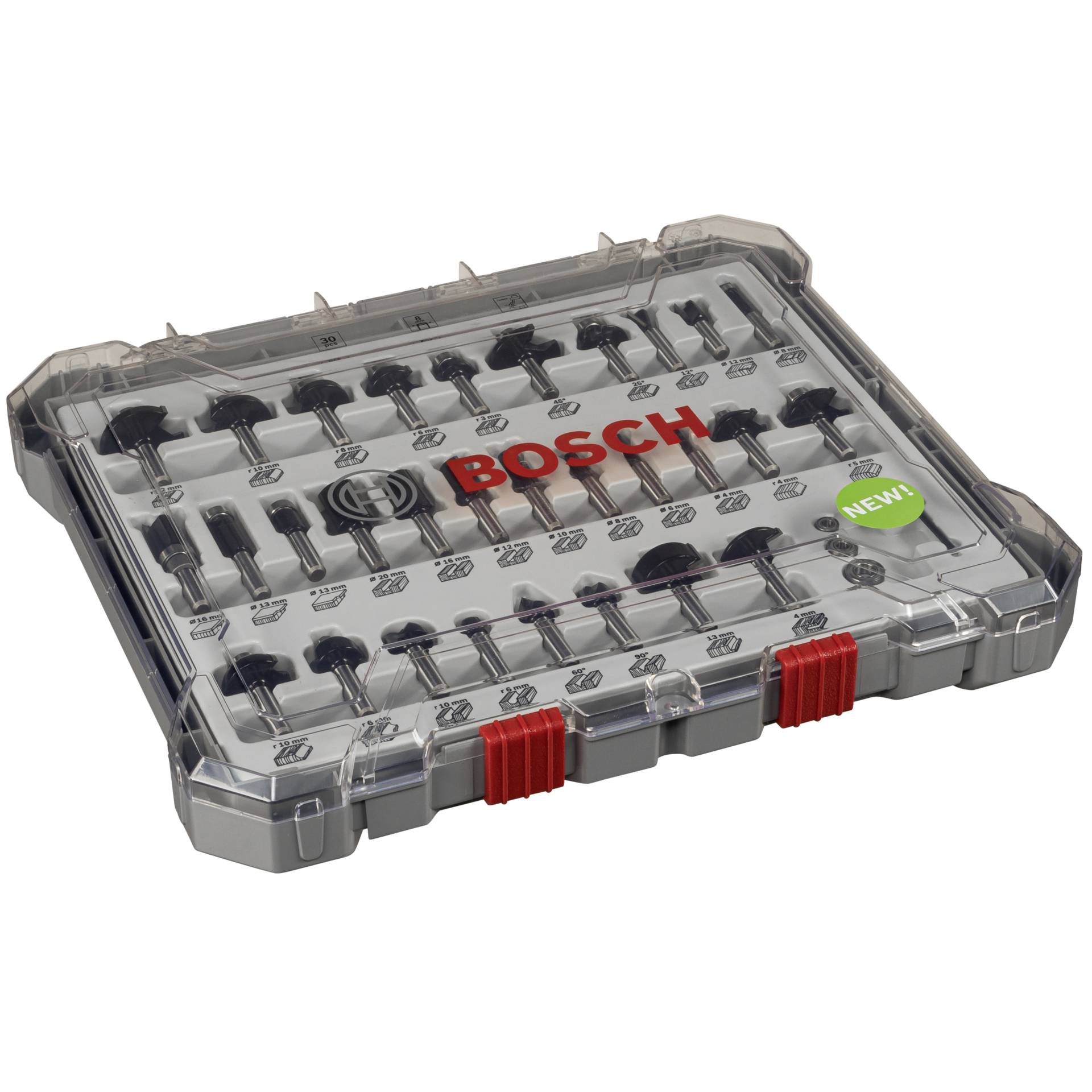 Bosch Fräser-Set Mixed 30tlg.