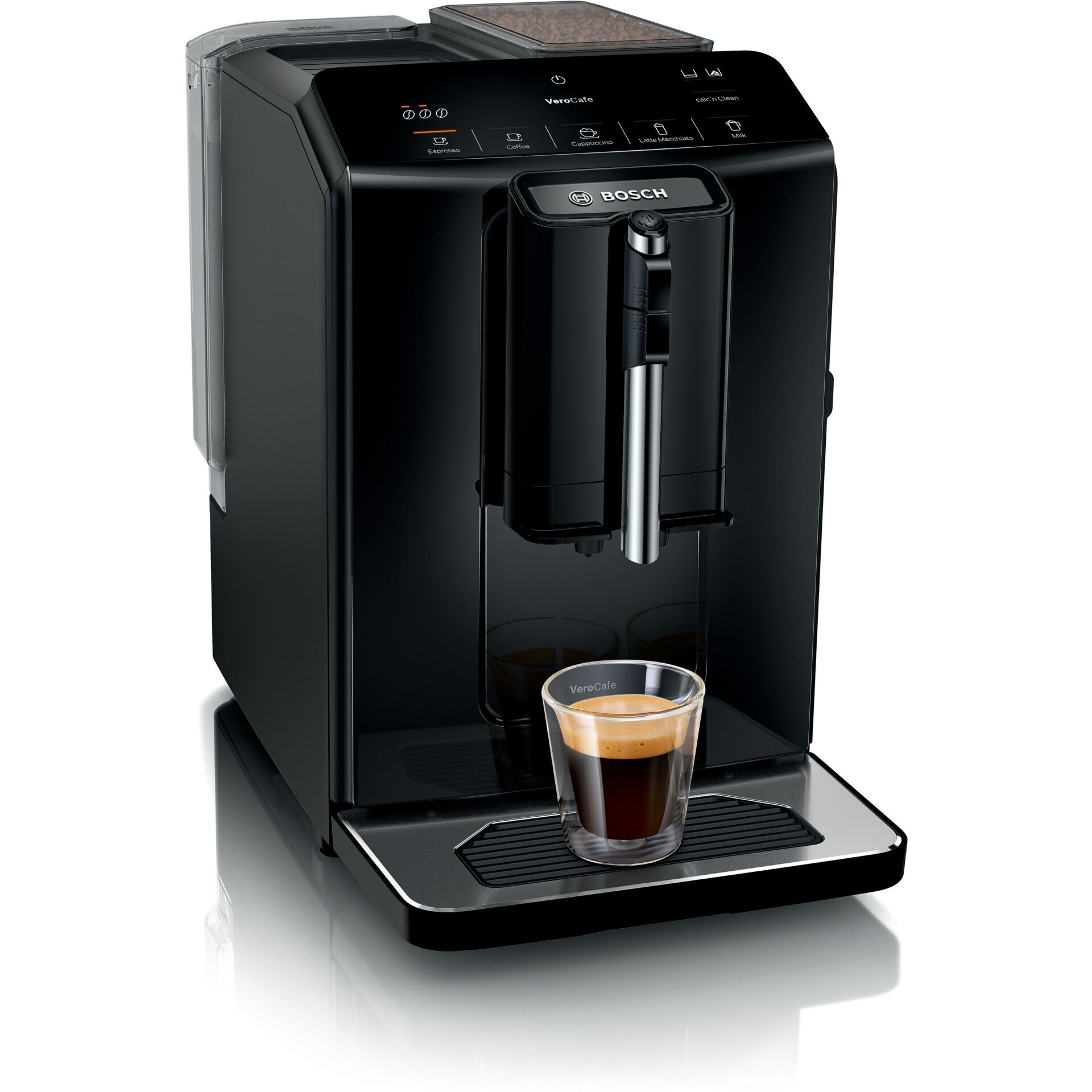 Kaffeevollautomat, Kaffeeautomat, Espresso, Schwarz, Tassenbereit