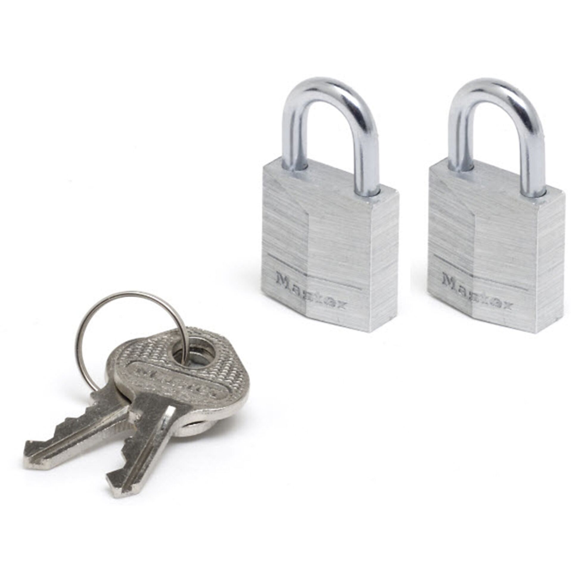 Master Lock 2 Vorhängeschlösser  3-Stift-Zyl. 20mm 9120EURTCC