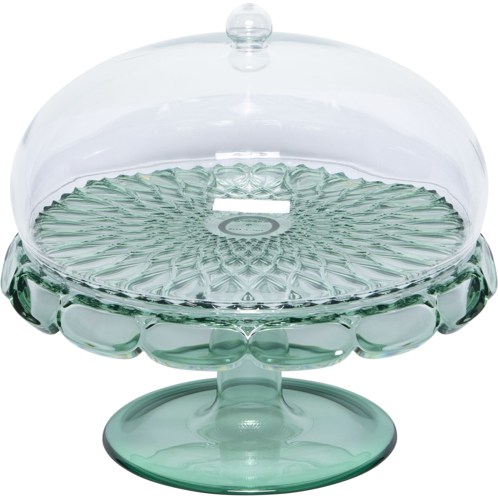 glas, teller, servierplatte, ständer, deckel