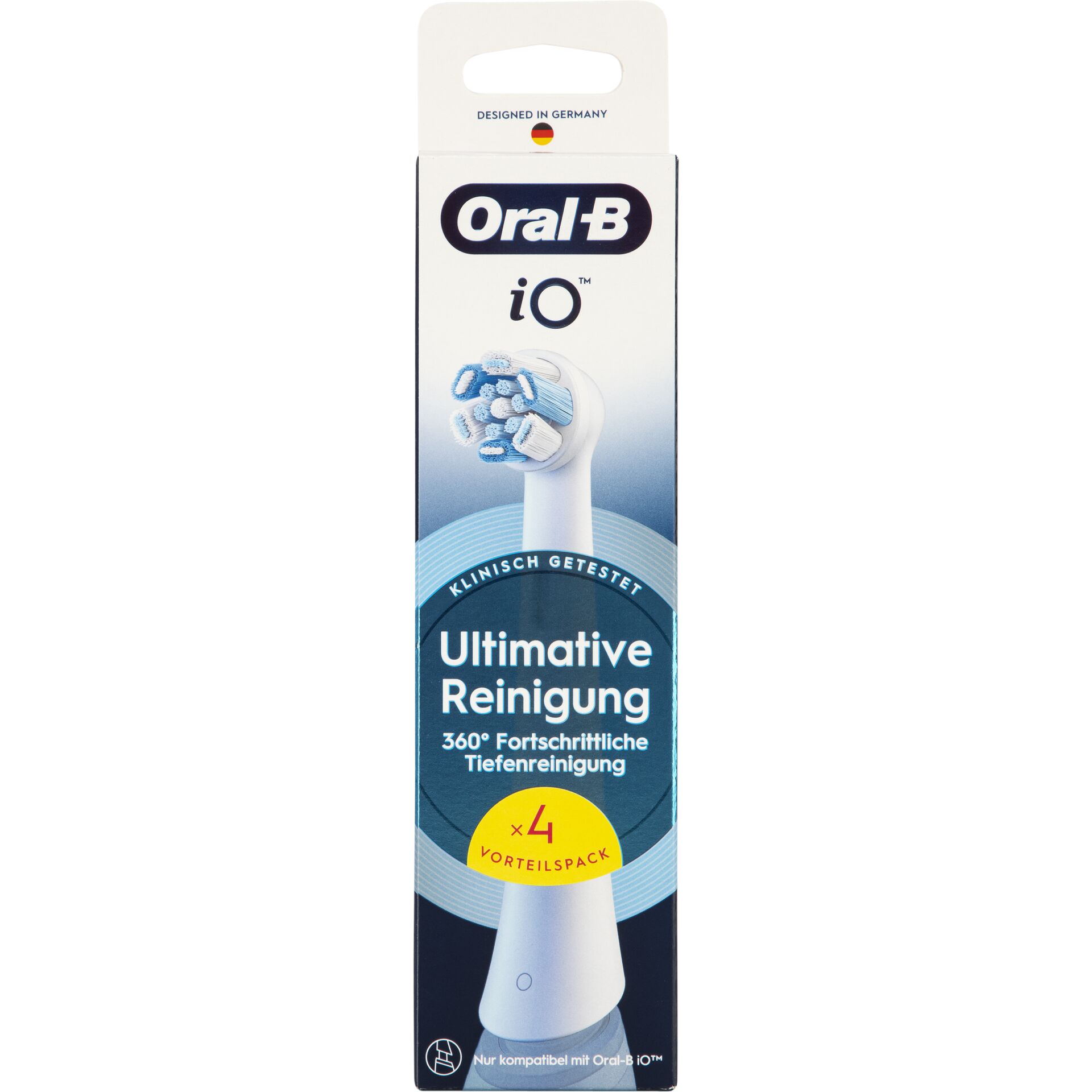 Elektrische Zahnbürste, Bürstenkopf, Oral-B iO, 360° Reinigung, Tiefenreinigung