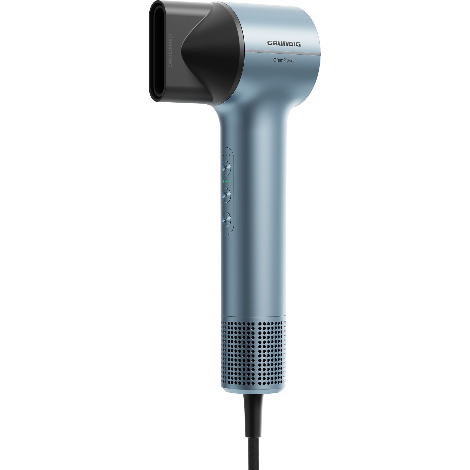 Haartrockner, Diffusor, Glanzfinish, Blau, Größe?