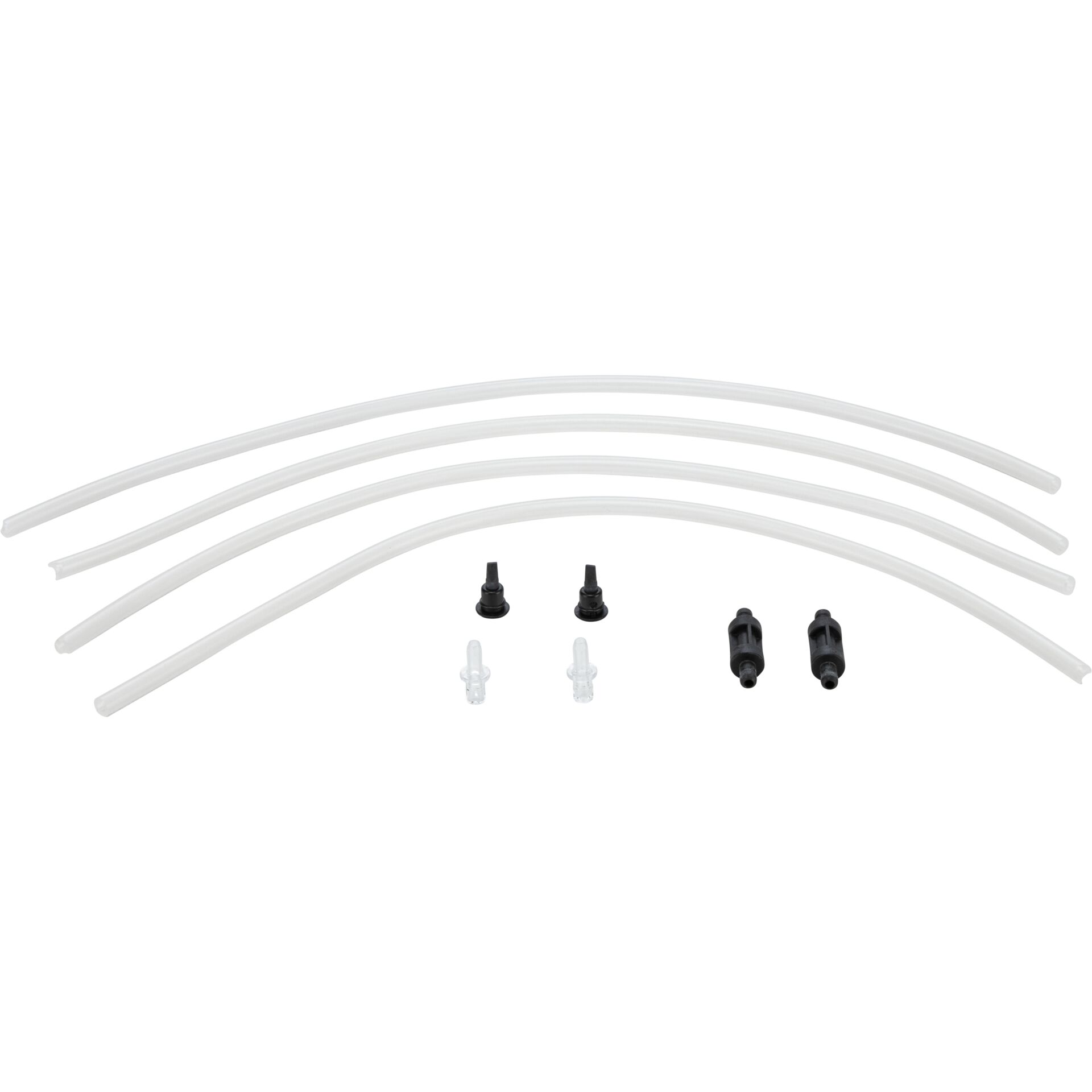 rods?, clear tubing, silicone tube, valve fittings, connector kit