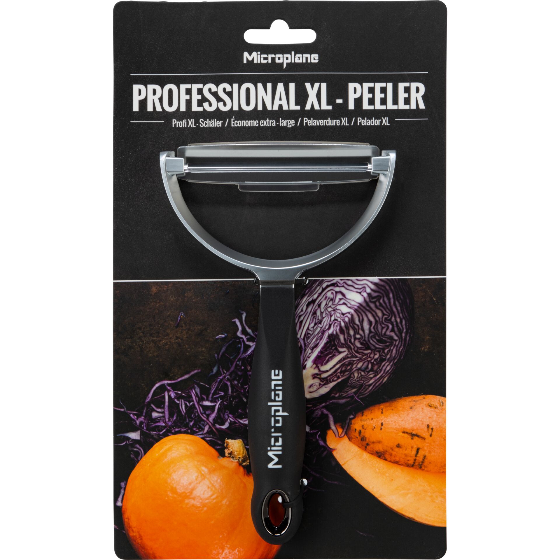 Peeler, XL, Küchenhobel, Gemüseschäler, Metallgriff