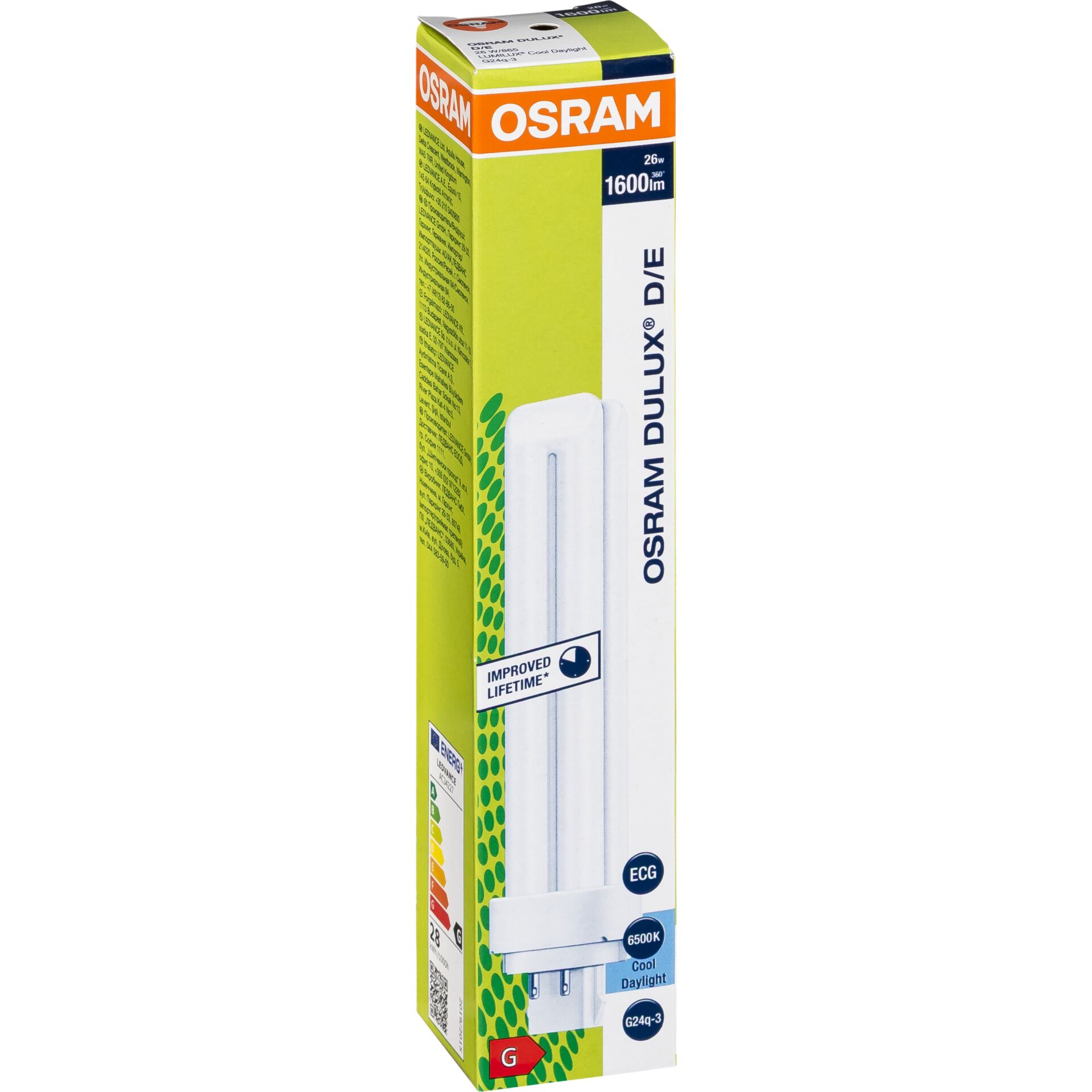 Leuchtstofflampe, Dulux, OSRAM, Energiesparlampe, Tageslicht