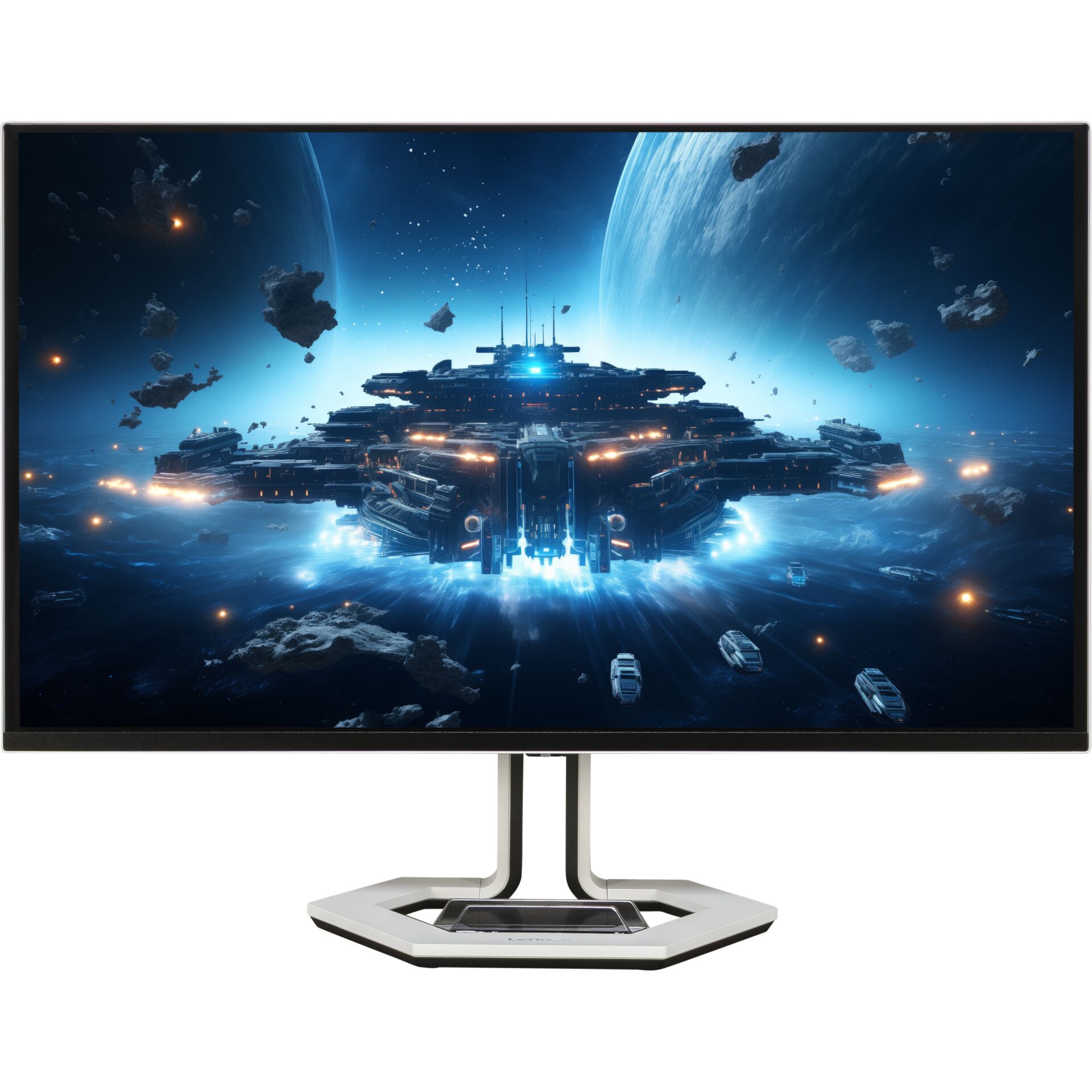 Monitor, Gaming Monitor, Display, Alien Spaceship Scene, LED backlight