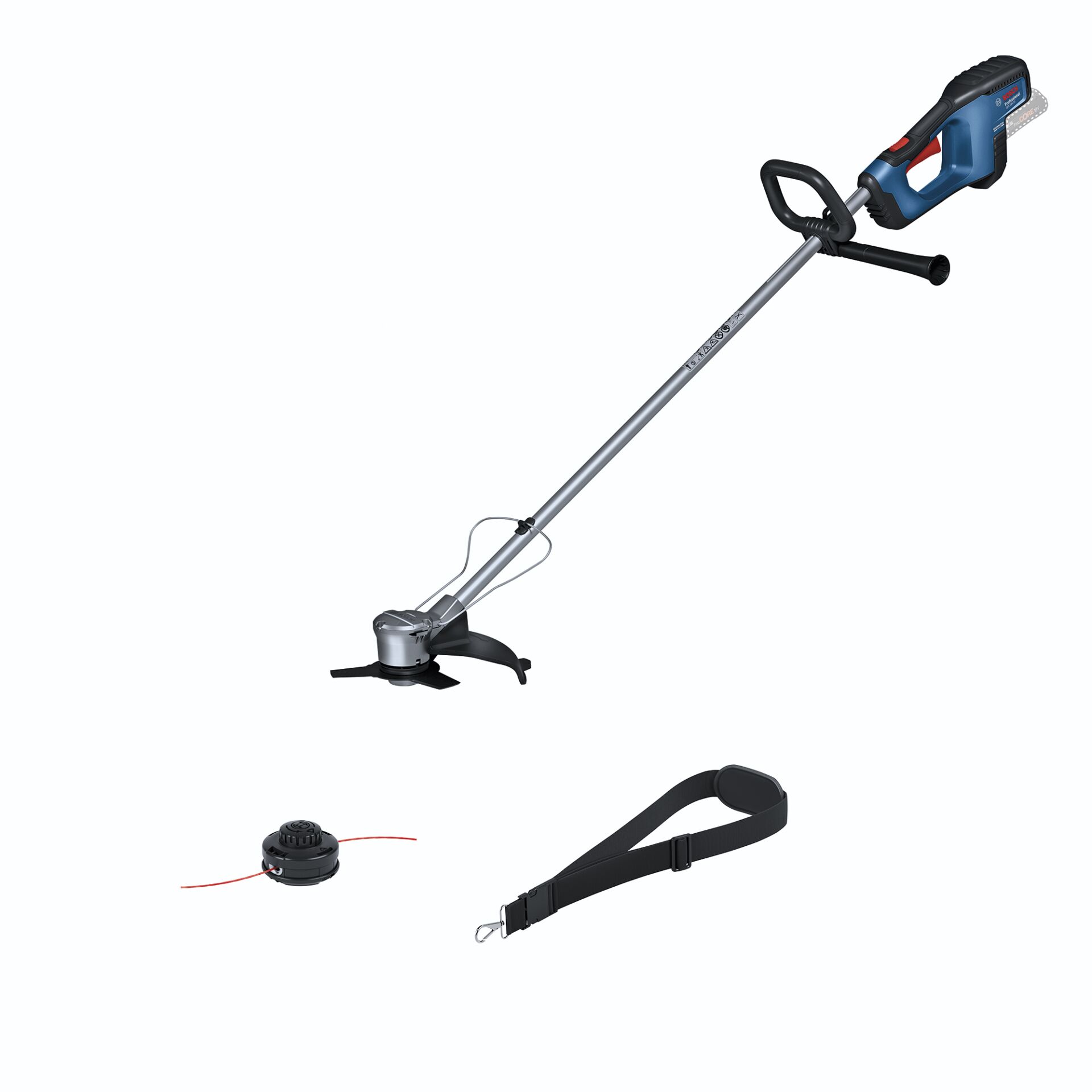 Cordless Trimmer, Grasschneider, Fadenspule, Gartenschleifgerät, Schultergurt