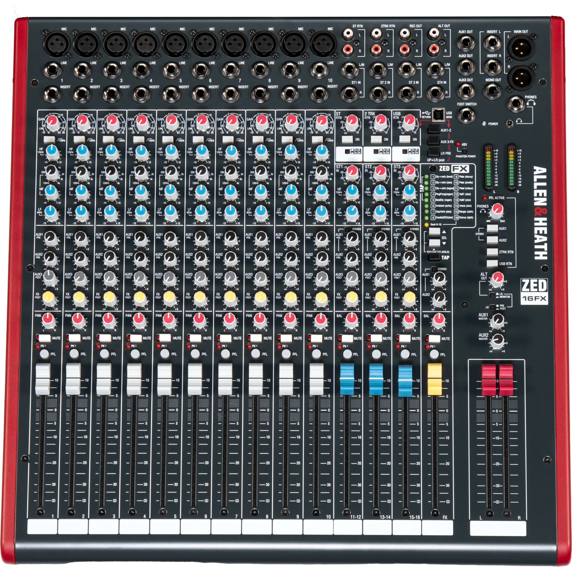 Mischpult,  Audio-Mischpult,  16-Kanal,  USB,  professionell