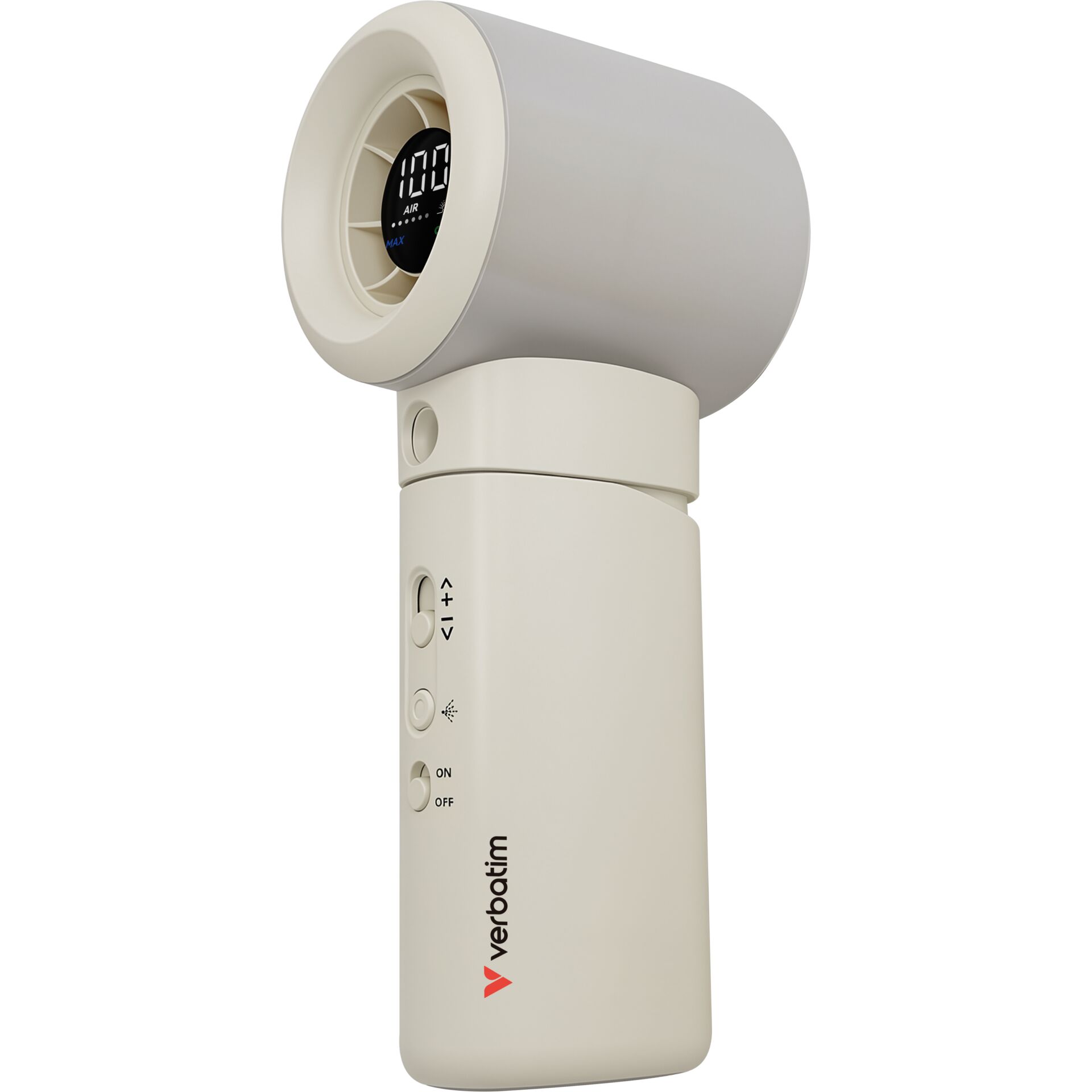 Reise-Dampfbügeleisen, Kompakt, Beige, Elektrischer Dampfstrahler, Verbottim