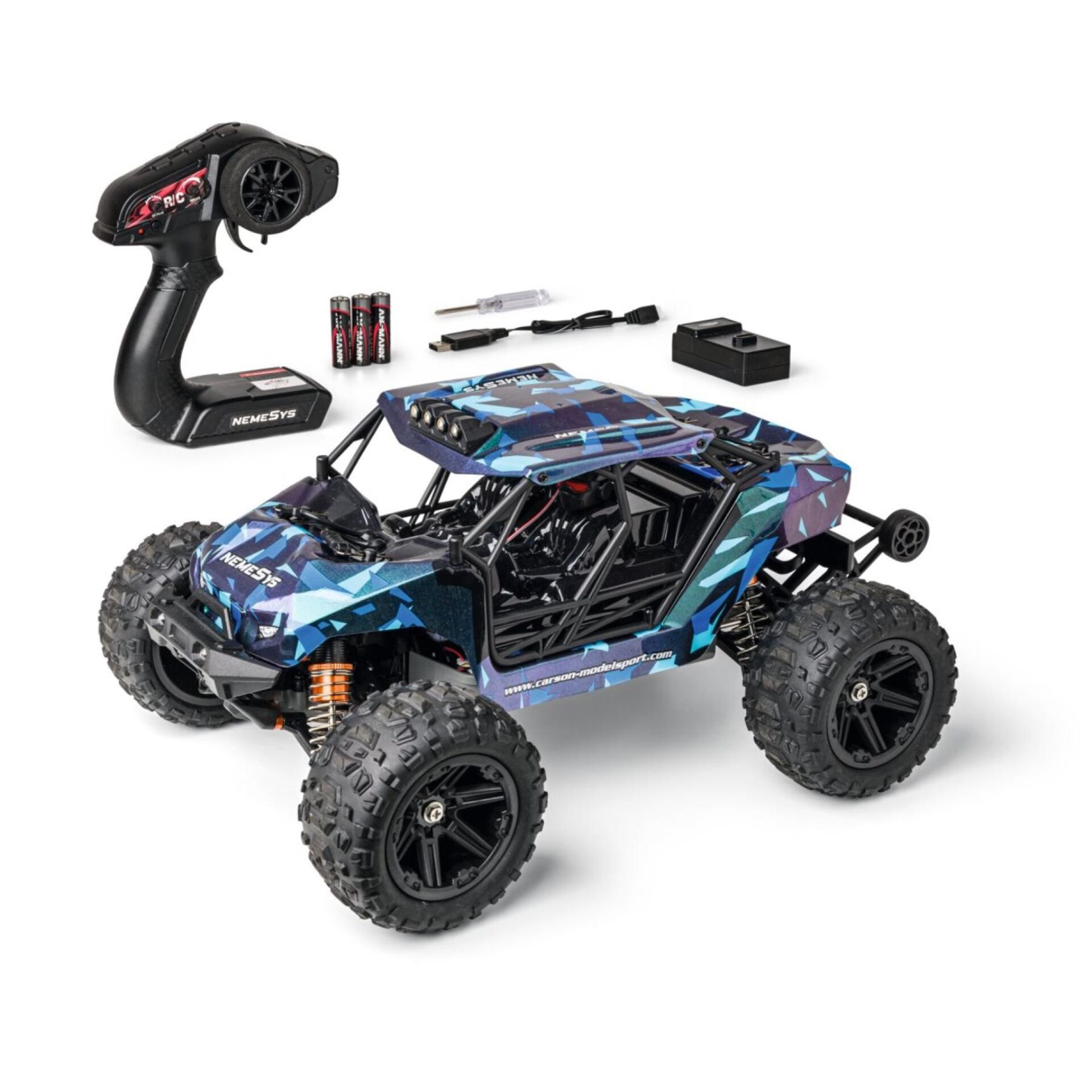 RC-Auto, Fernsteuerung, Offroad-Car, Remote-Control Car, Batterien