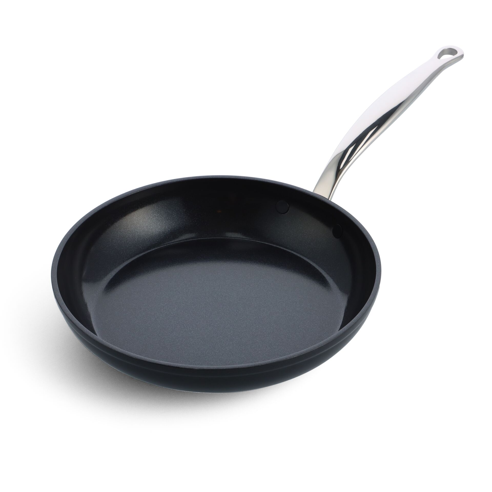 Pfanne, Antihaft, Beschichtet, Edelstahlgriff, Bratpfanne