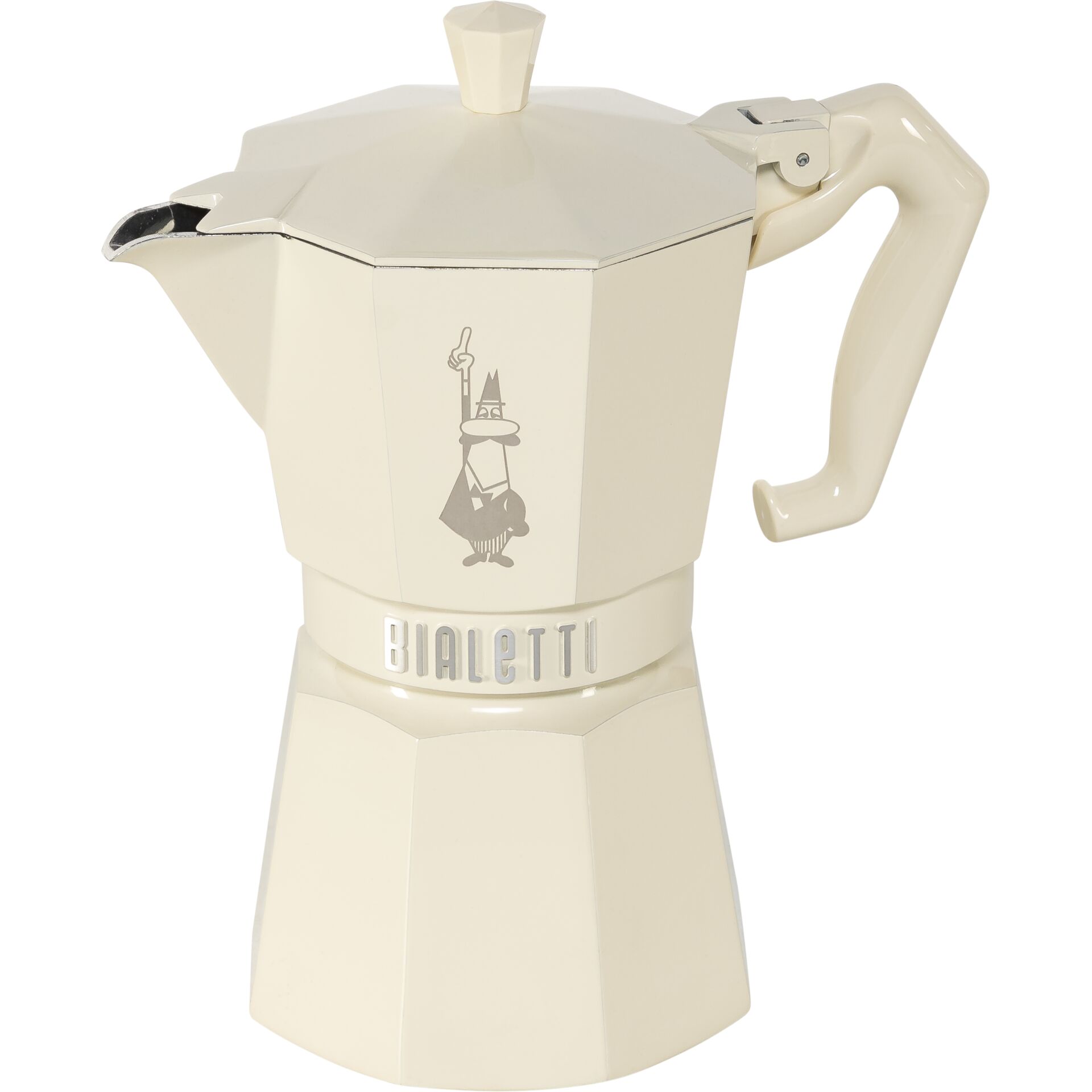 Moka Pot, Kaffeemaschine, Kunststoff, Beige, Bialetti