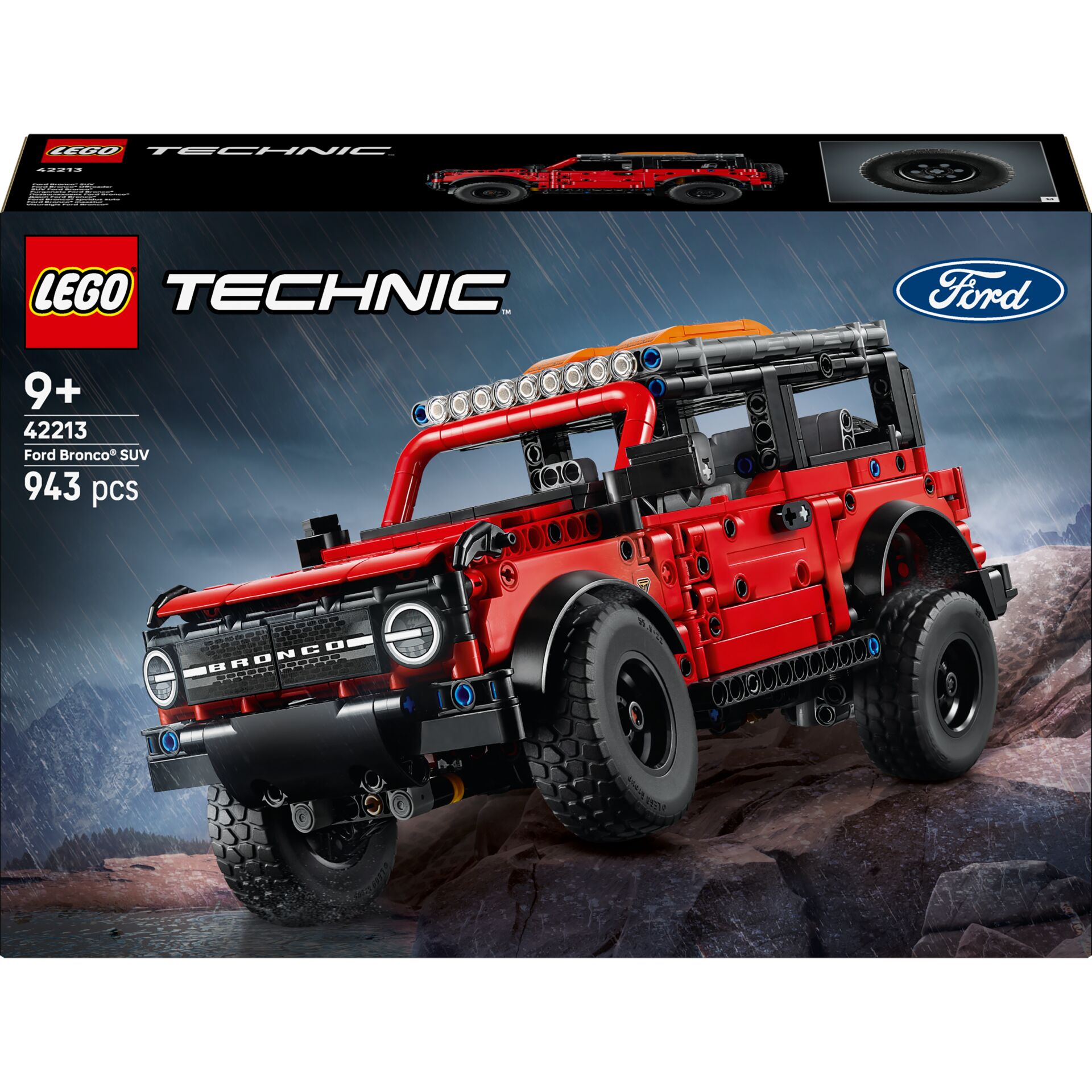 lego, technic, off-road, SUV, red