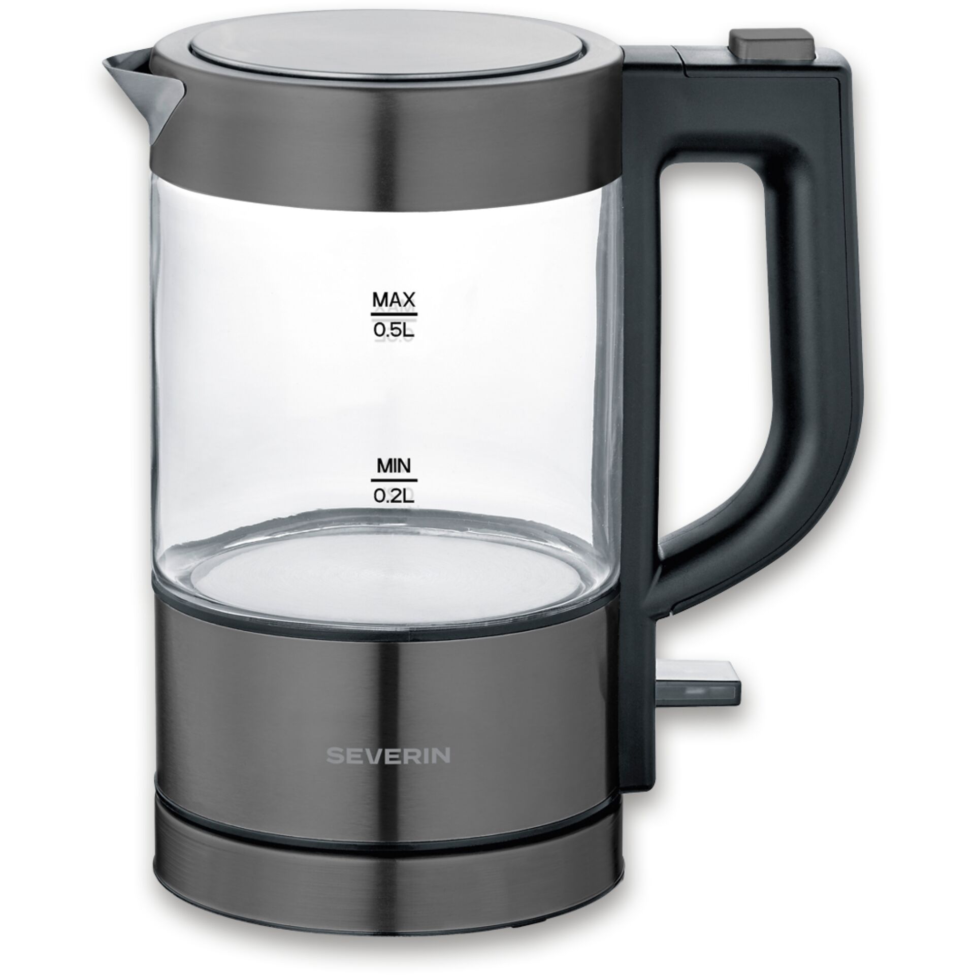 Kaffeemaschine, Glasbehälter, 0.5L Max, 0.2L Min, Severin