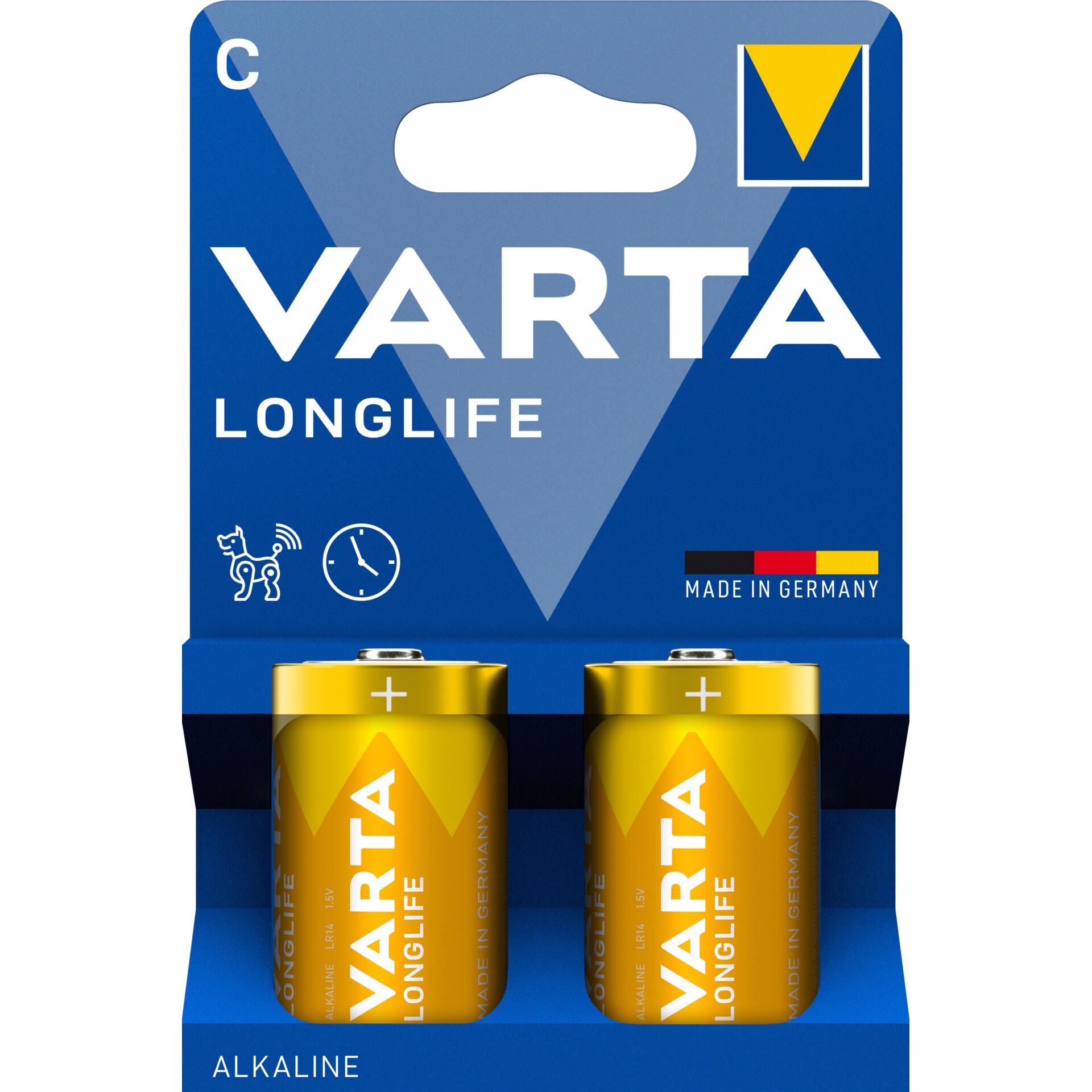 1x2 Varta Longlife Baby C LR 14