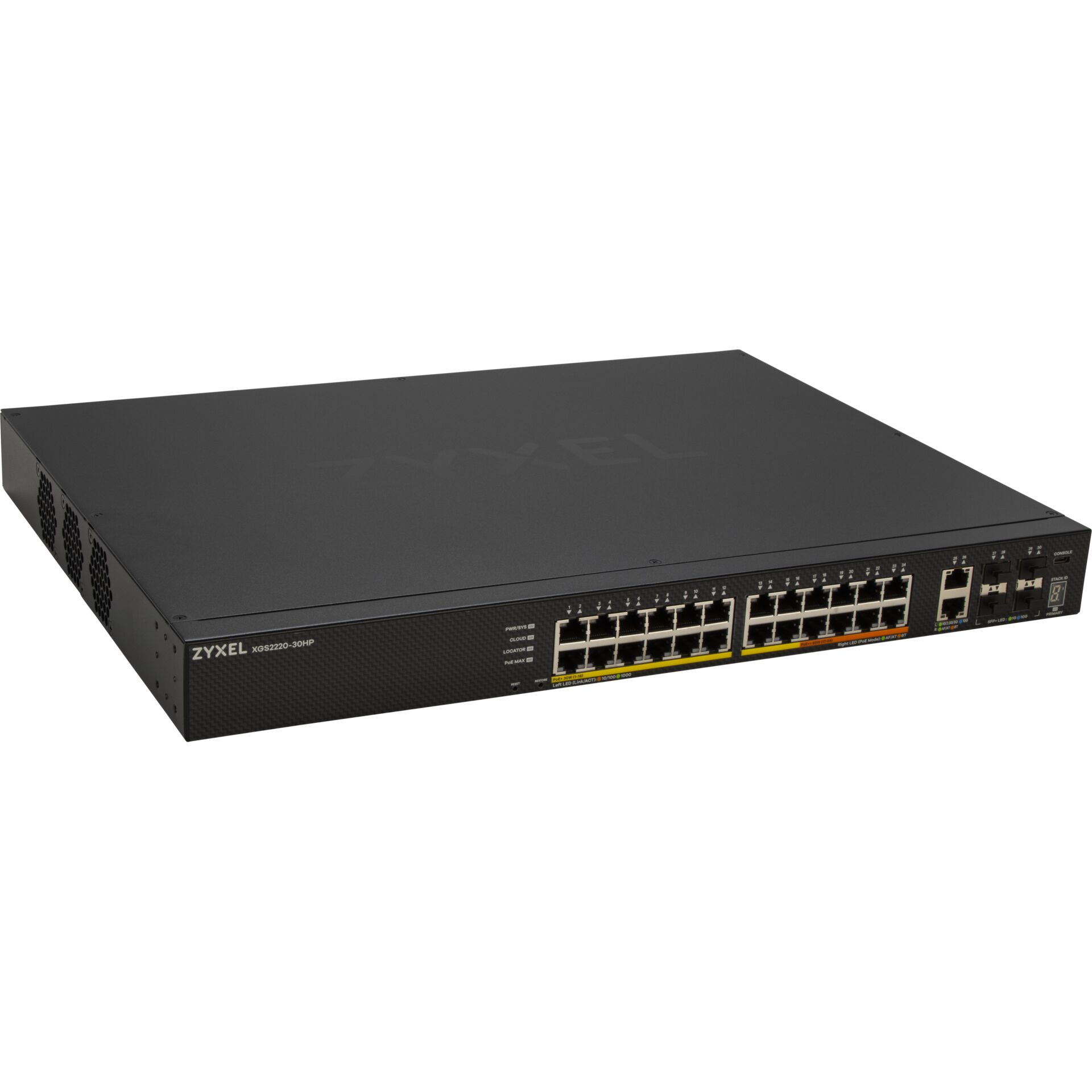 Switch, Gigabit, 24-Port, PoE, Rack-mount