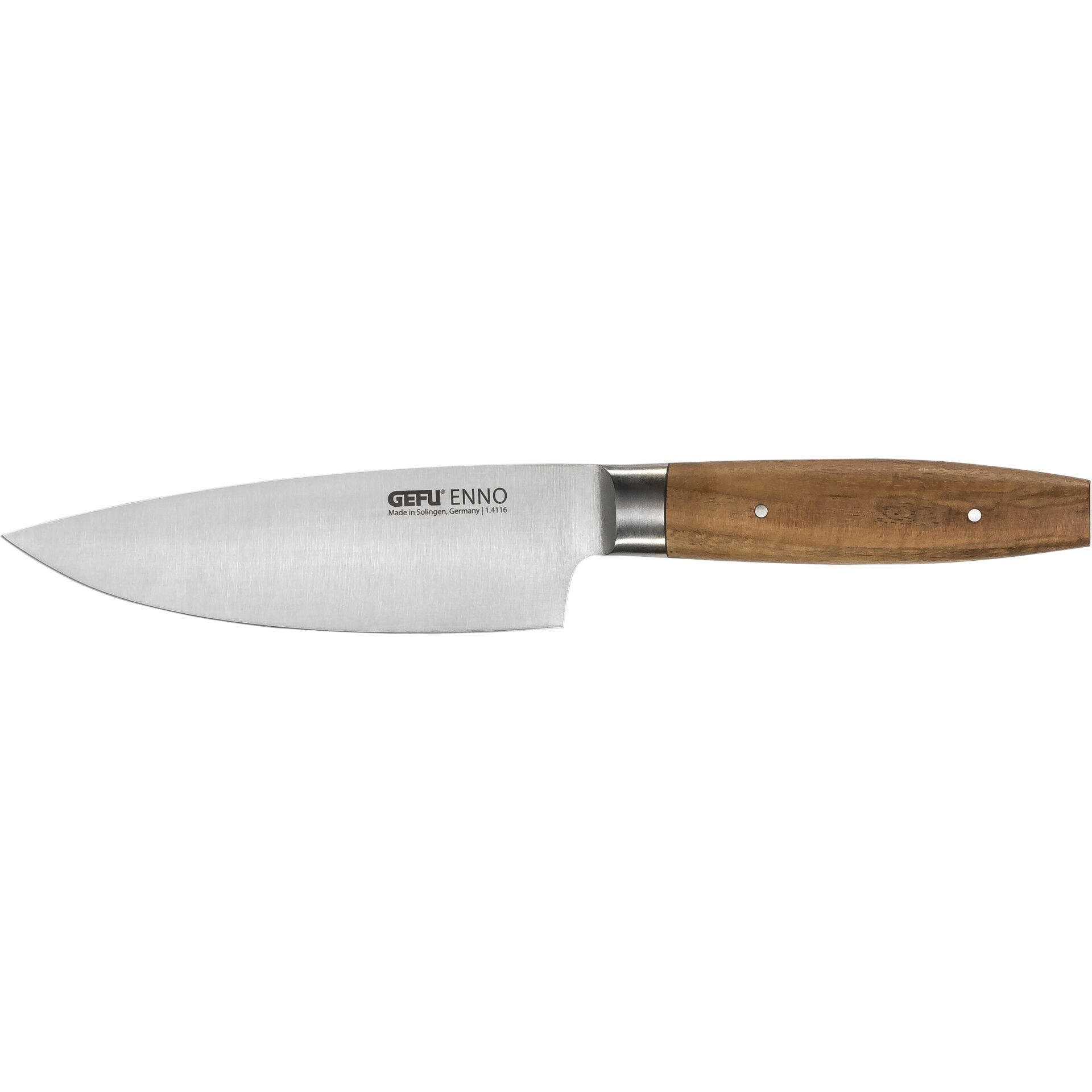 Kochmesser, Küchenmesser, Holzgriff, Edelstahl, Klingenform