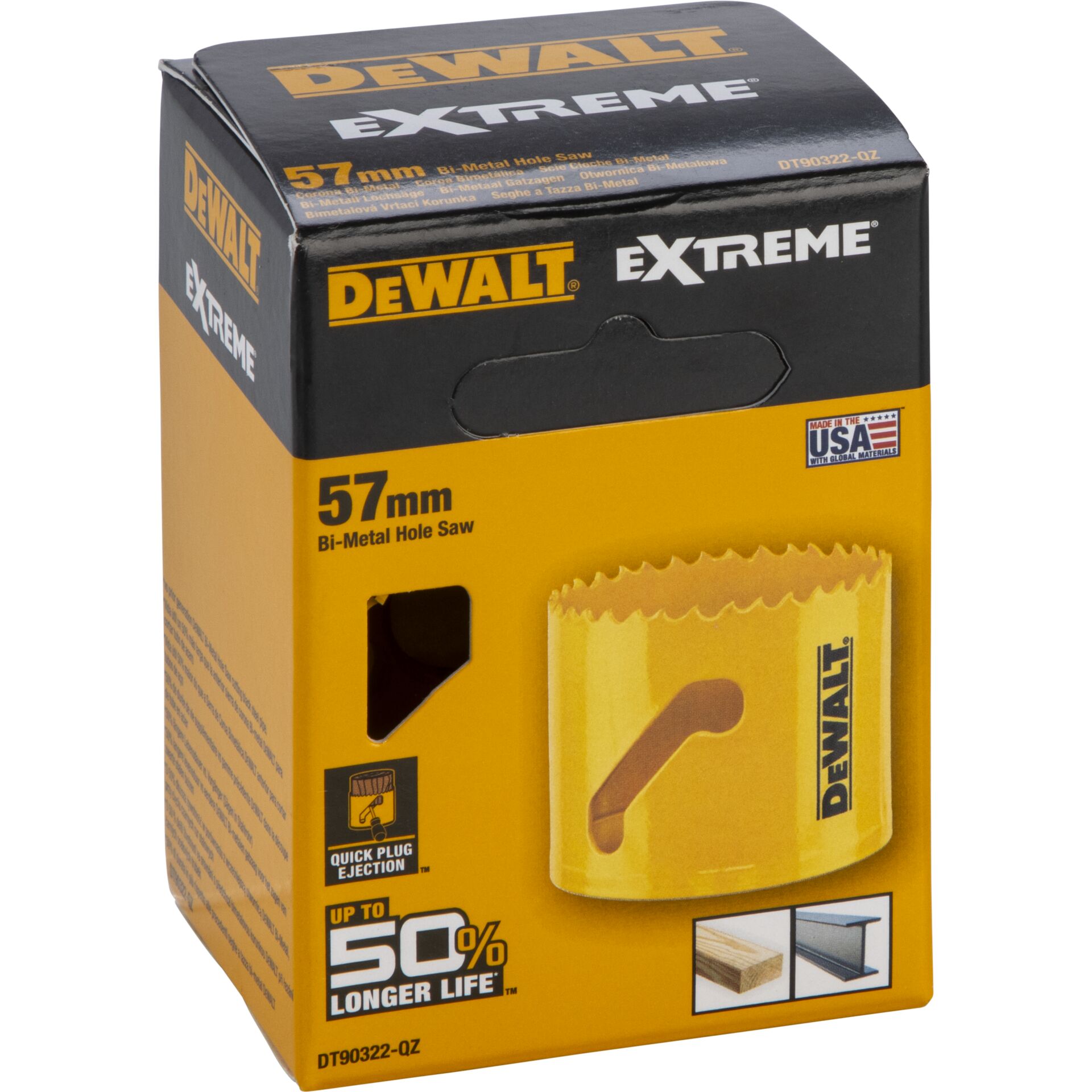 47mm, 57mm, Bi-Metal, Lochsäge, DeWalt