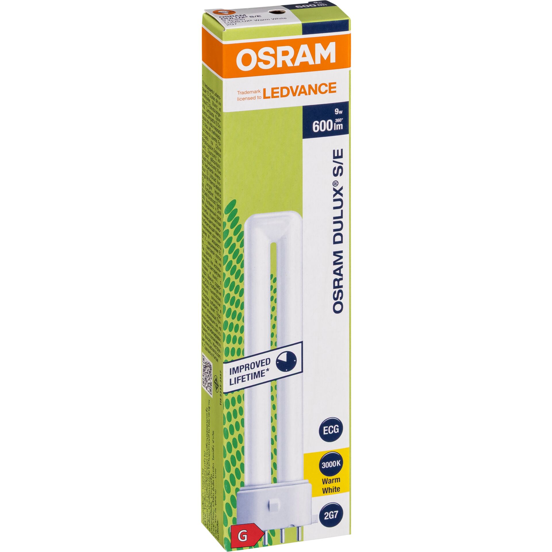 LED-Lampe, Röhre, Warmweiß, 600 lm, Energiesparlampe