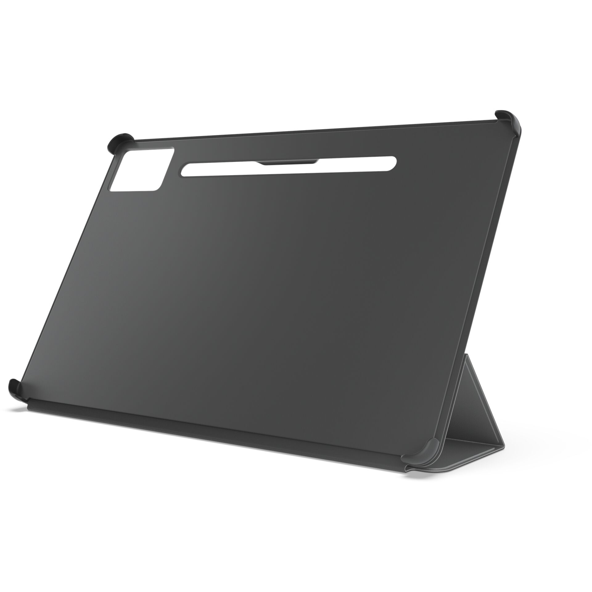 Tablet-Hülle, Standfunktion, Magnetverschluss, Schwarz, Kunststoff