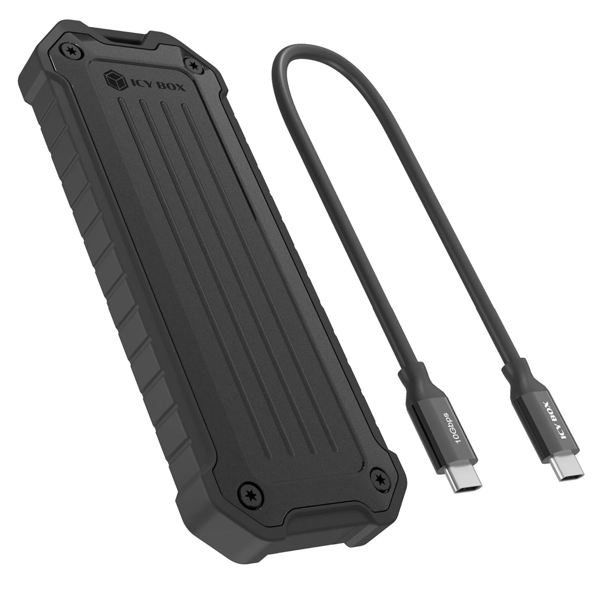 Powerbank, Externer Akku, USB-C, Type-C, Schwarz
