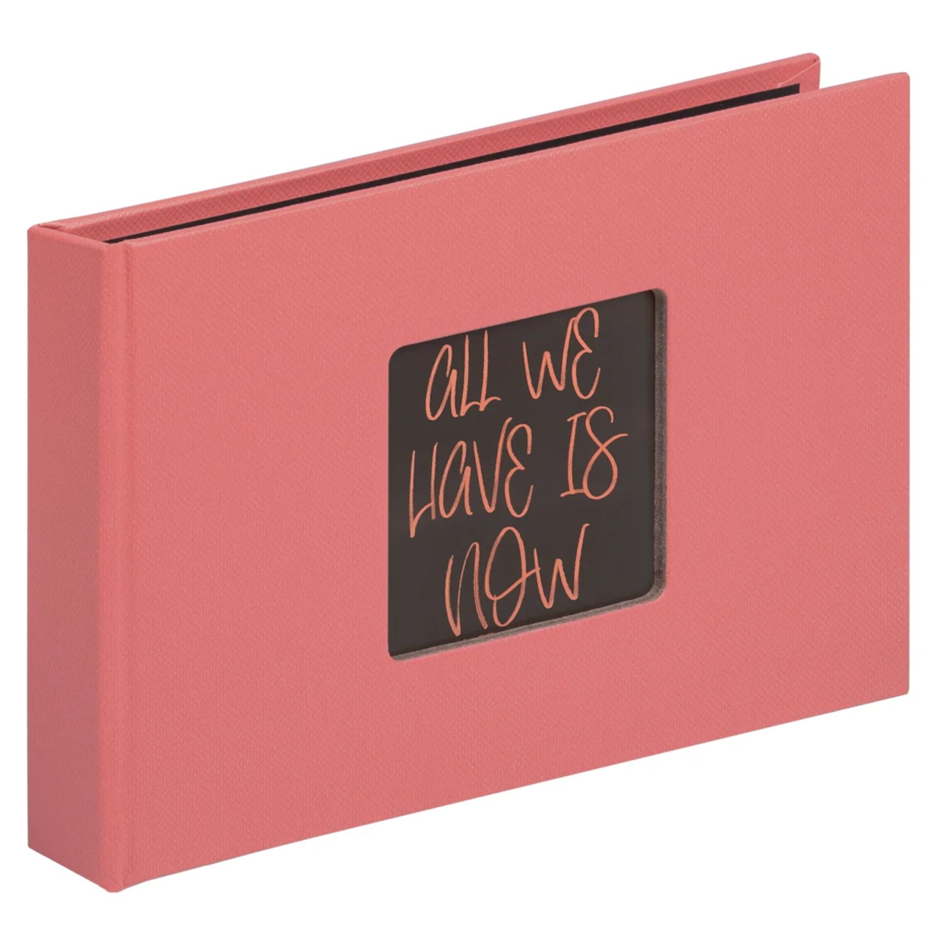 Fotoalbum, Paillettenoptik, pink, Klappband, Schwarzplatte