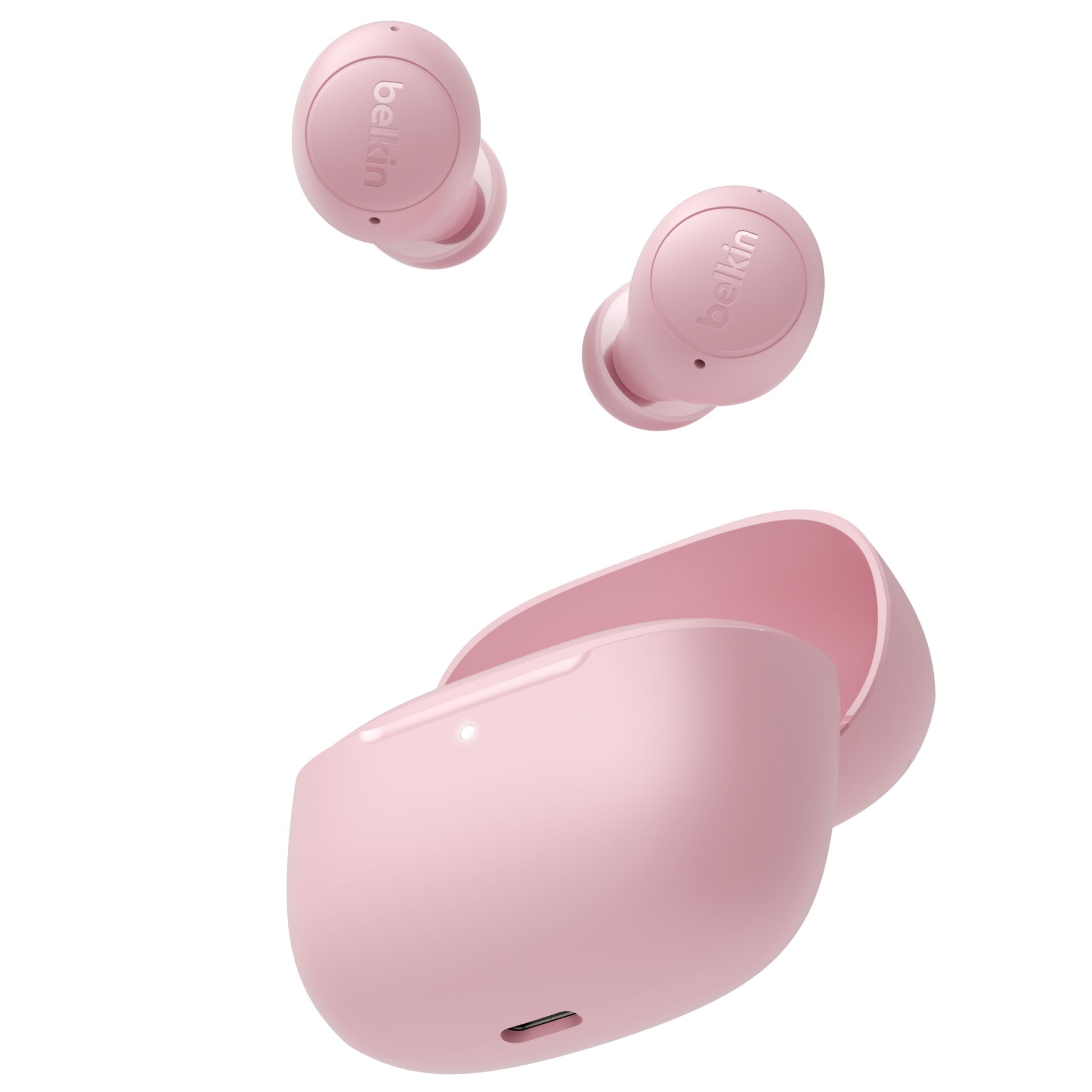 Kopfhörer, In-Ear, Bluetooth, Hülle, Pink