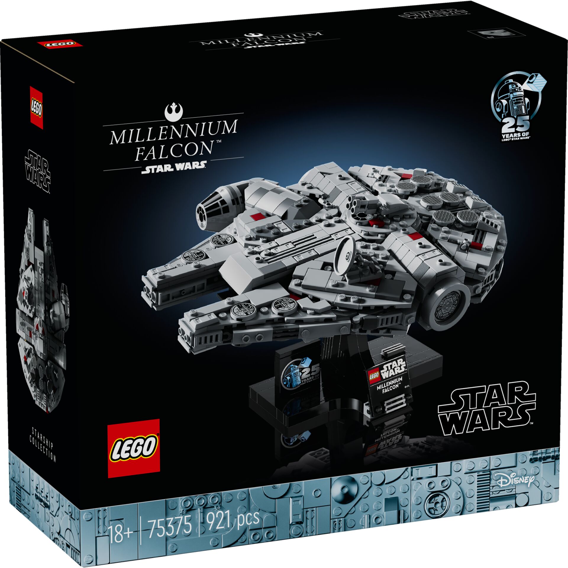 Millennium Falcon, Star Wars, Lego-Set, Raumschiff, Modelbau 921 Teile