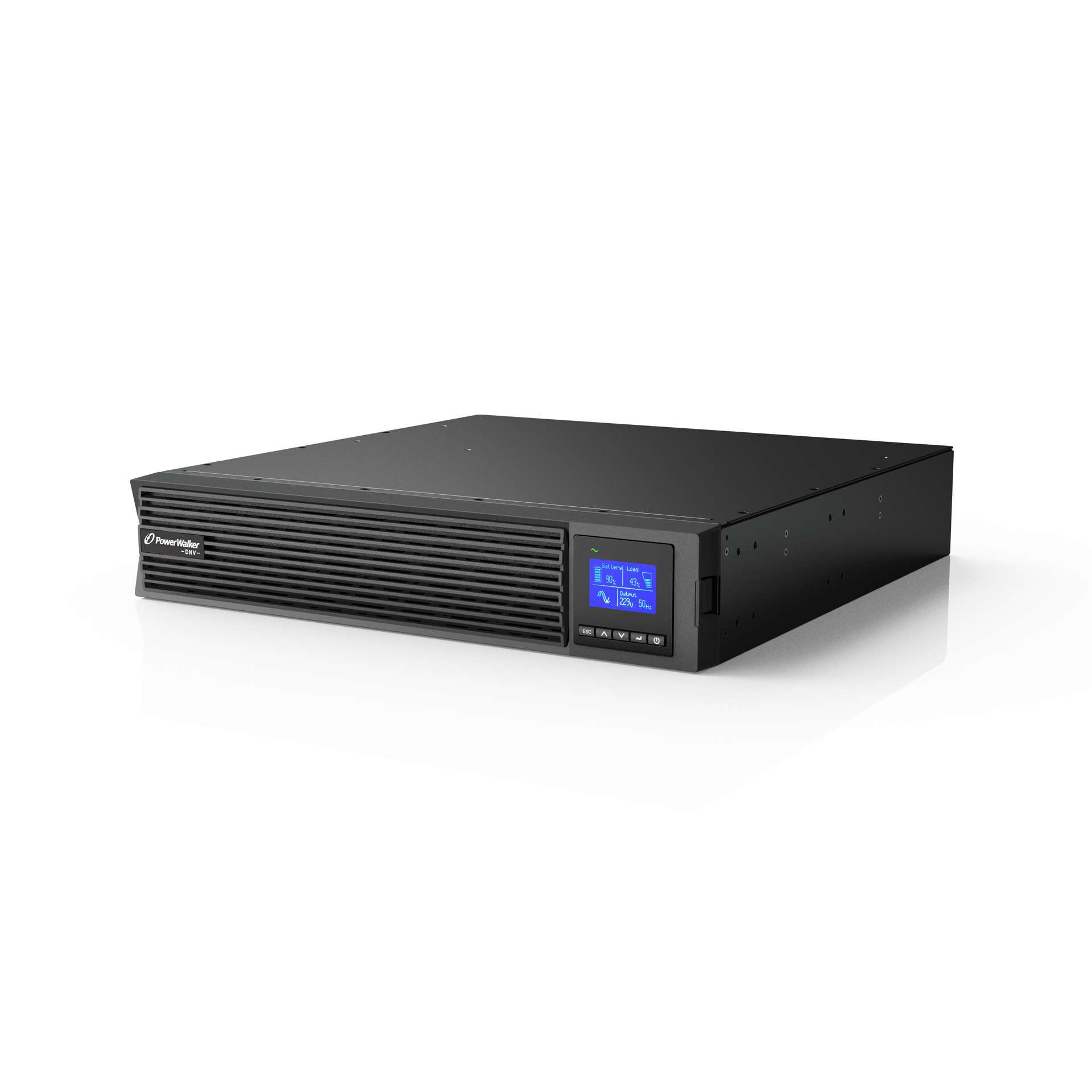 Rack-mount Server, Industrial Server, LCD display, Front panel, Power supply unit