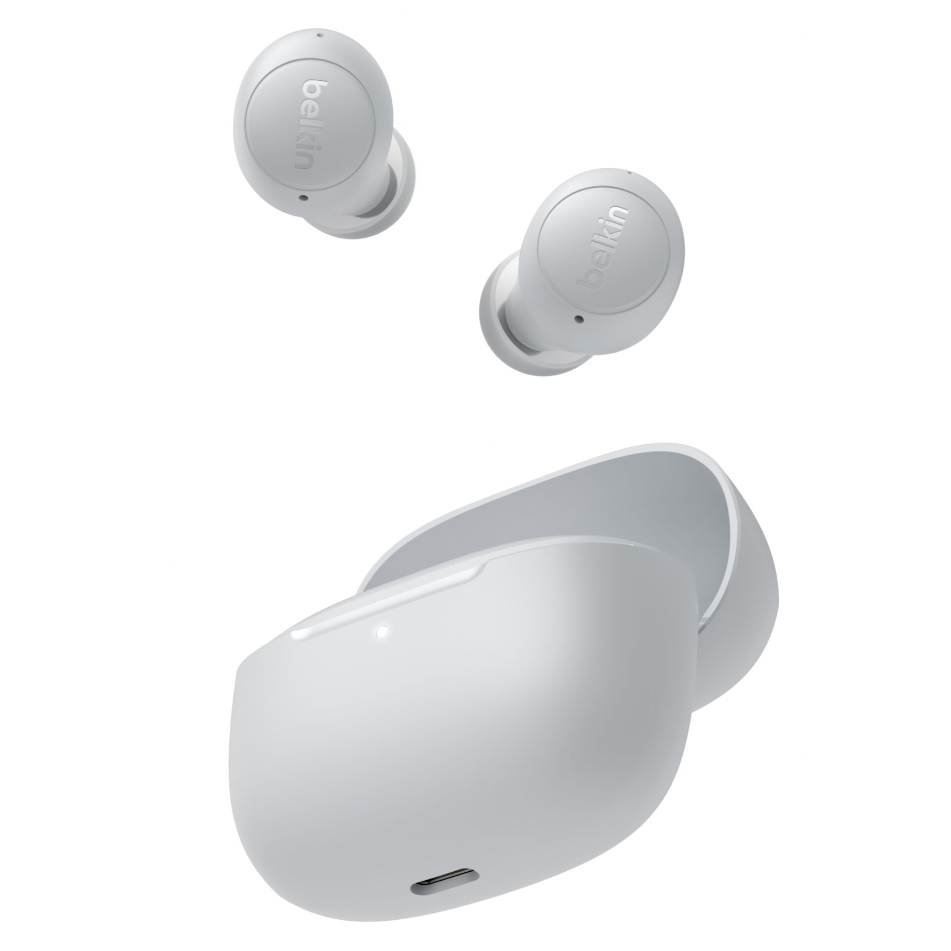 kabellos, In-Ear, Bluetooth, Ladecase, Weiß