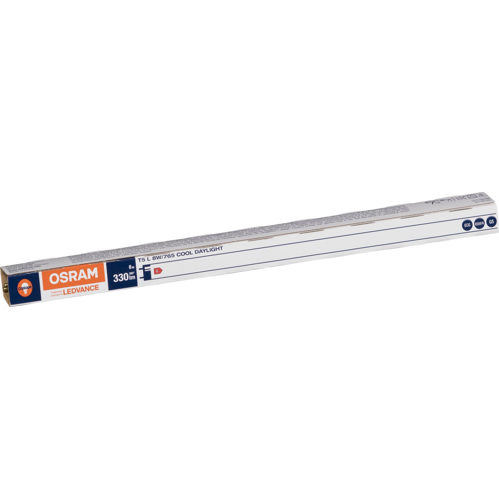 T5-Röhre, LED-Röhre, Fluoreszenz-Ersatz, Tageslicht, Osram LEDVANCE