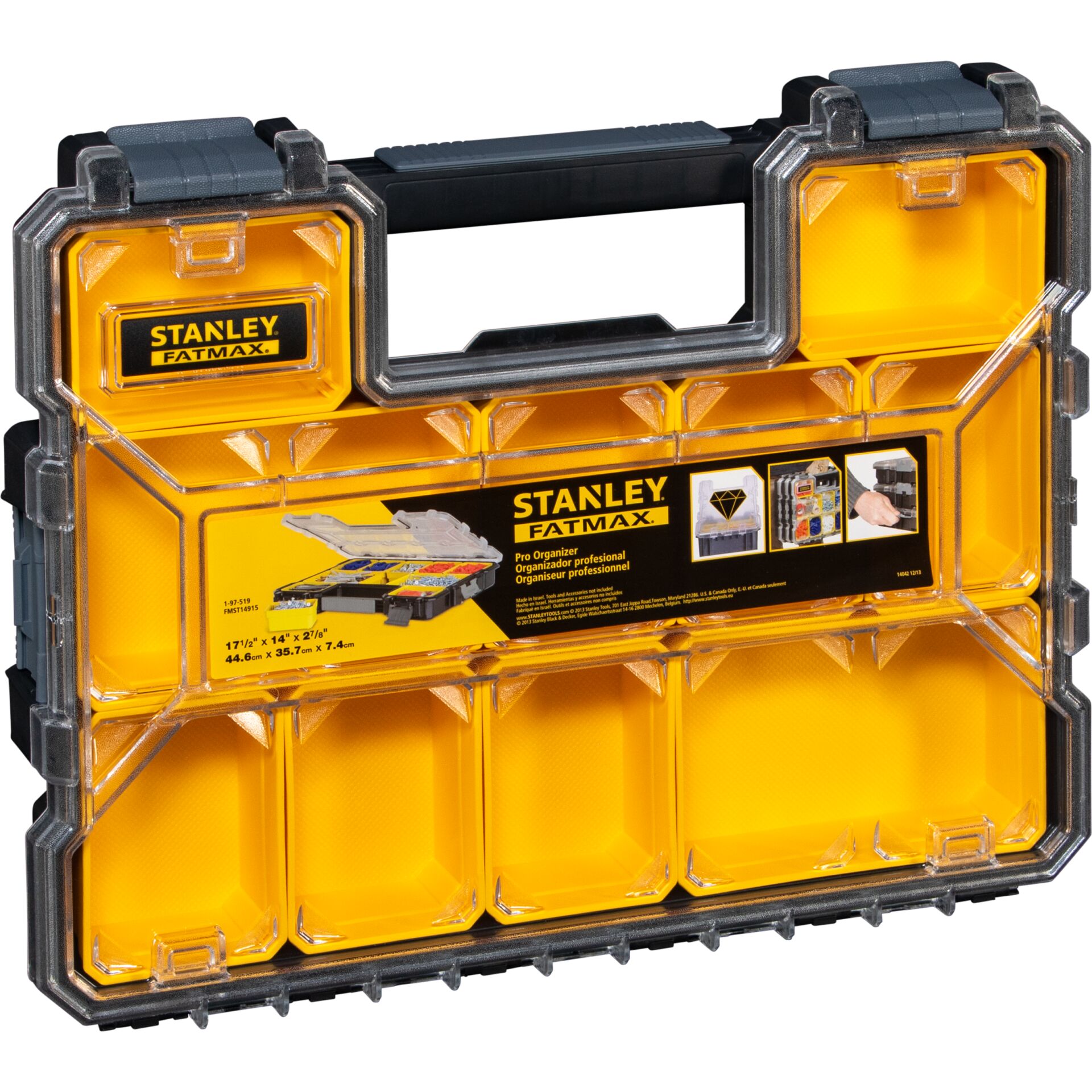 Werkzeugkasten, Organizer, Gelb, Kunststoff, Stanley FatMax, Kastenwerkzeug, Werkzeugtasche, Aufbewahrungsbox, Gelb-schwarz, Stanley Fatmax