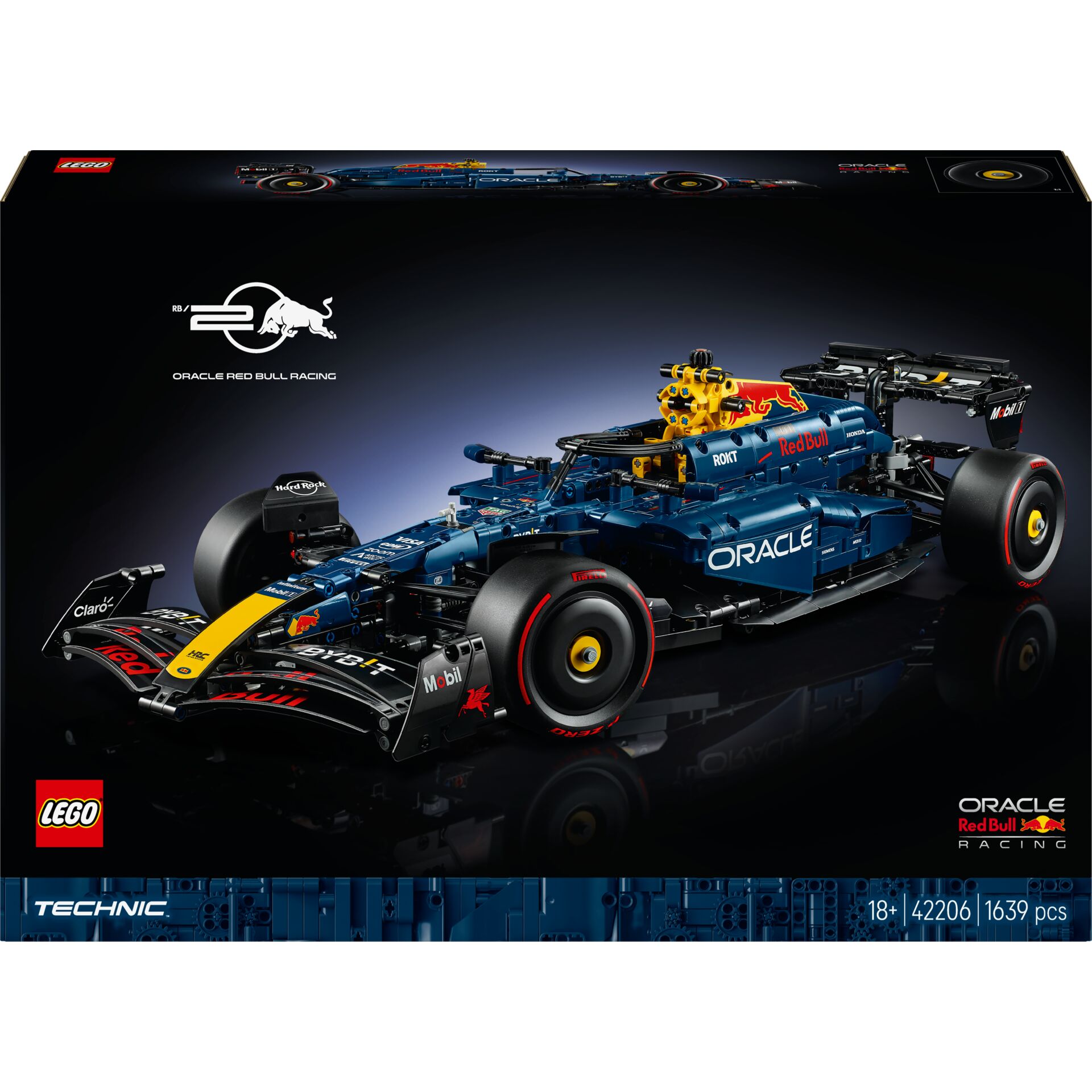 Rennwagen, LEGO, Technic, Formel1, Blau Gelb Rot