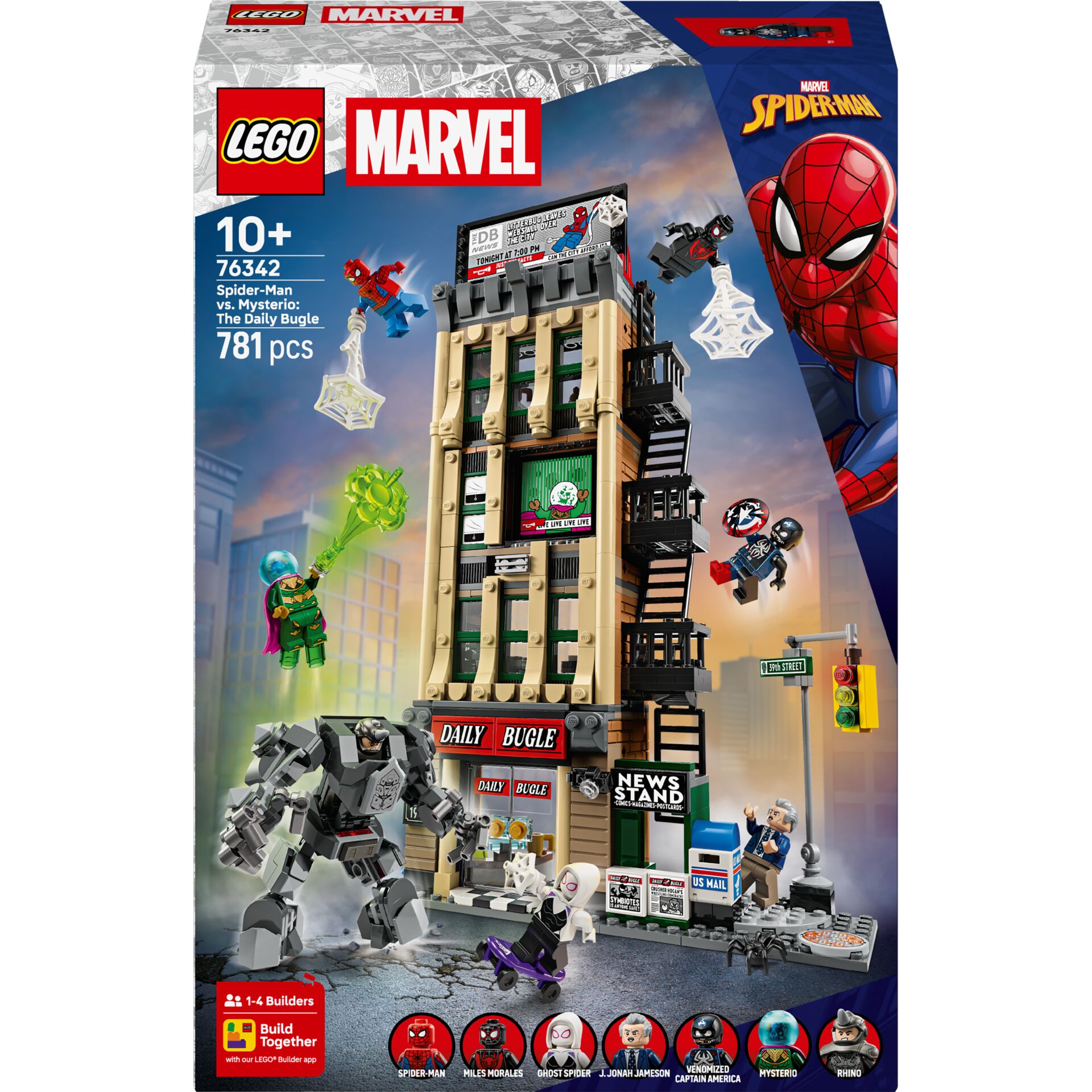 lego, marvel, spider-man, gebäude, stadt